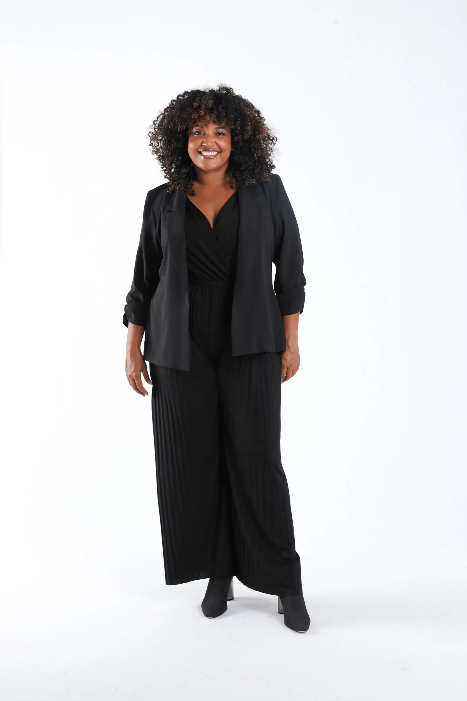 Losse effen blazer