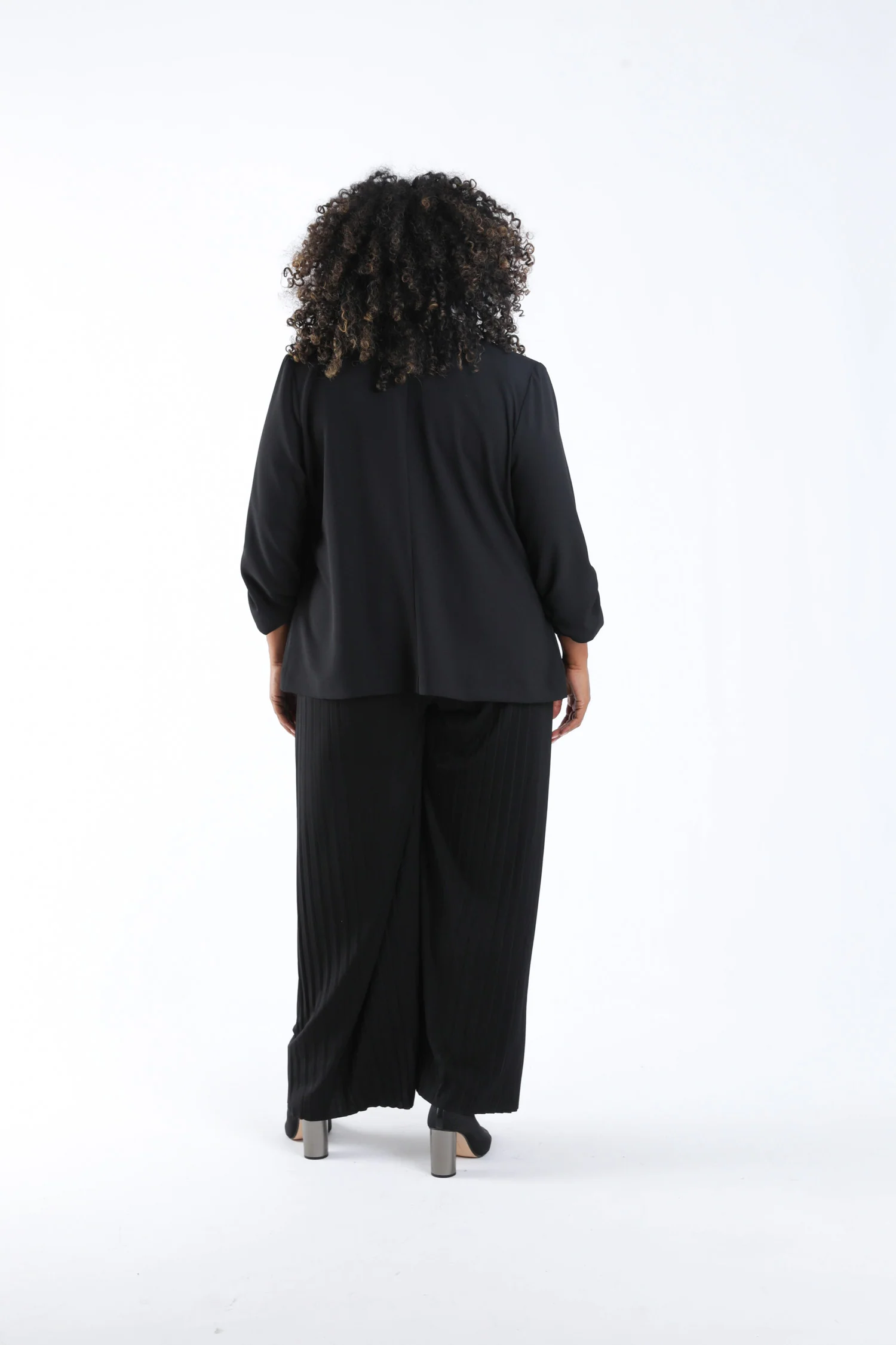 Losse effen blazer - Image 2