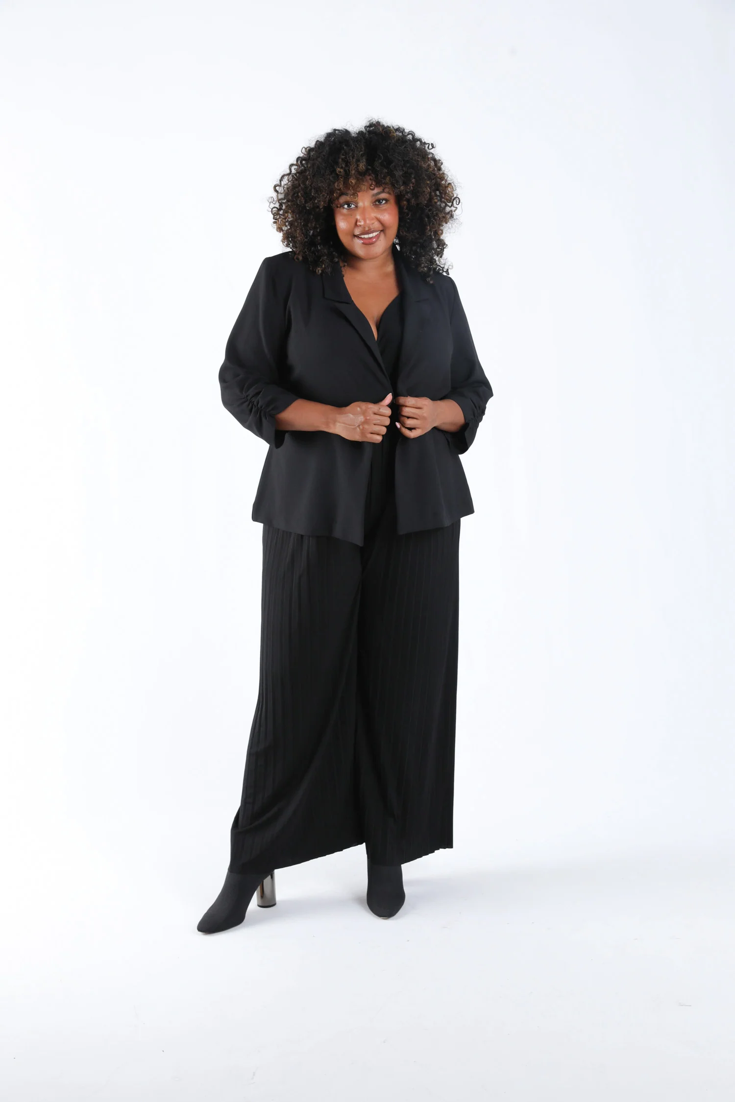 Losse effen blazer - Image 5