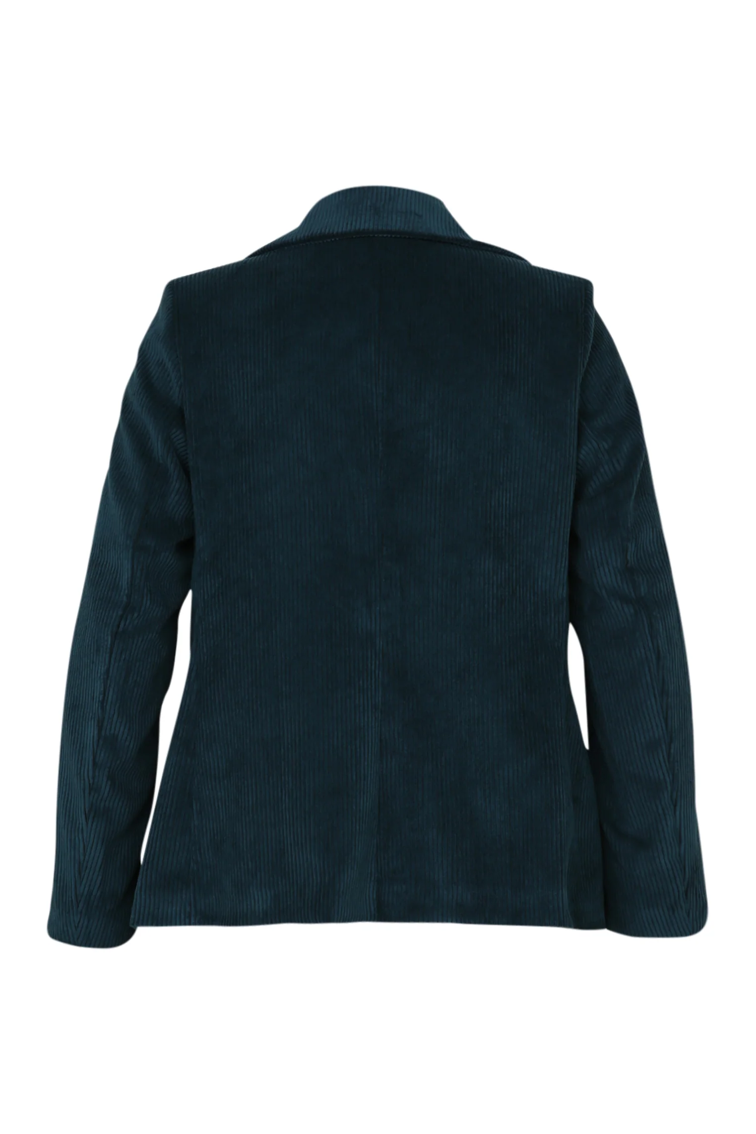 Korte, effen blazer in fluweel met voering in dierenhuidmotief - Image 11