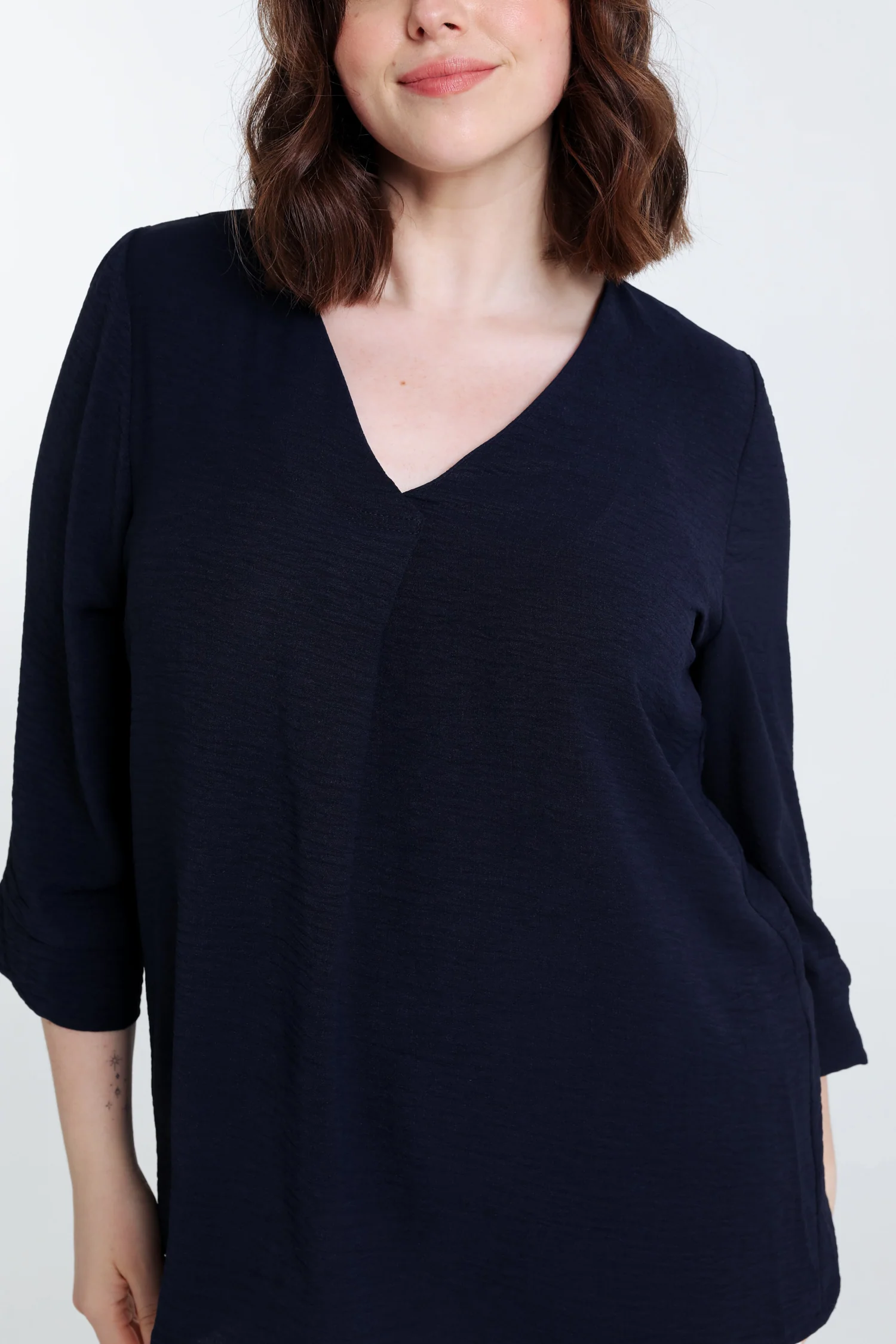 Losse, effen blouse - Image 26