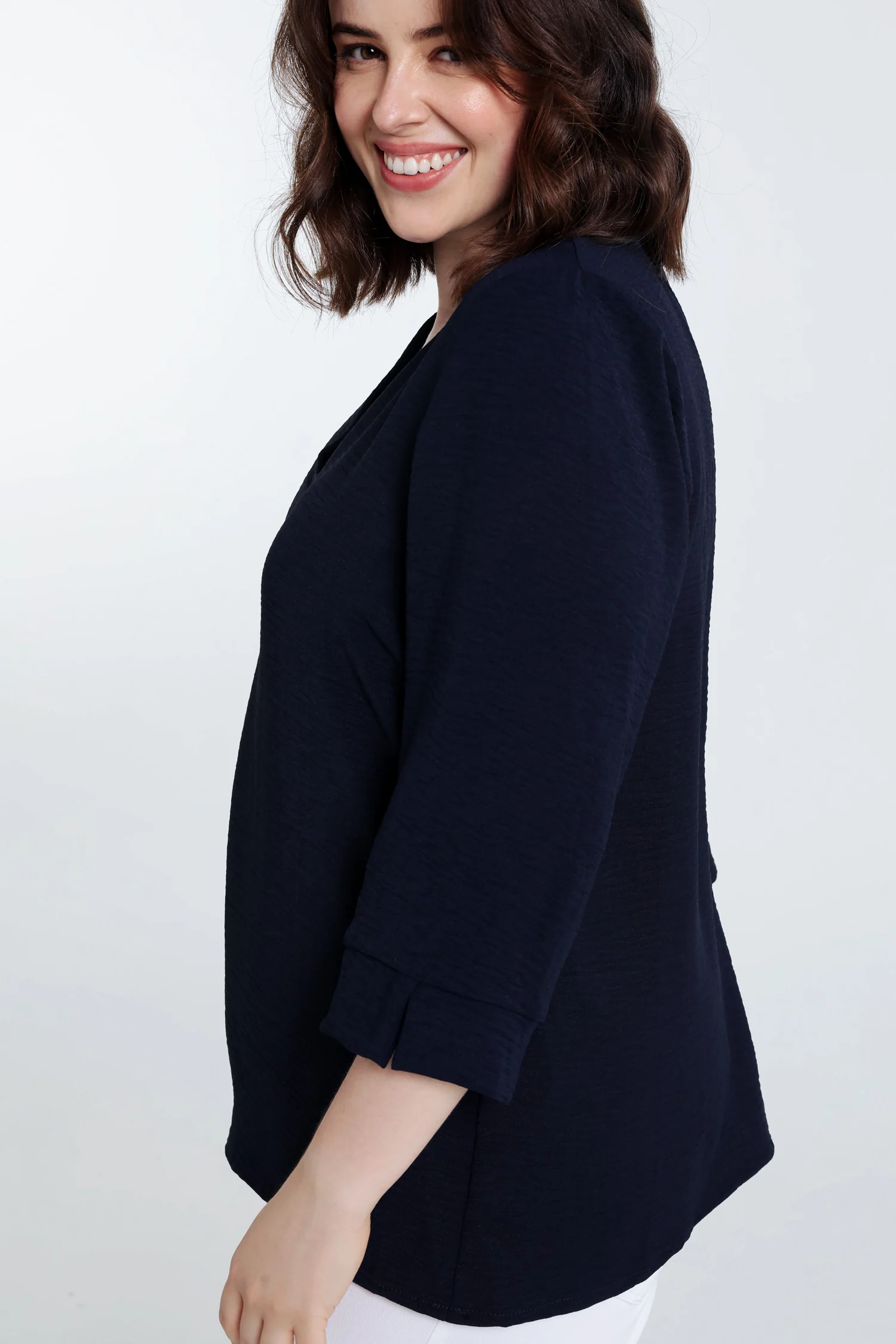 Losse, effen blouse - Image 27