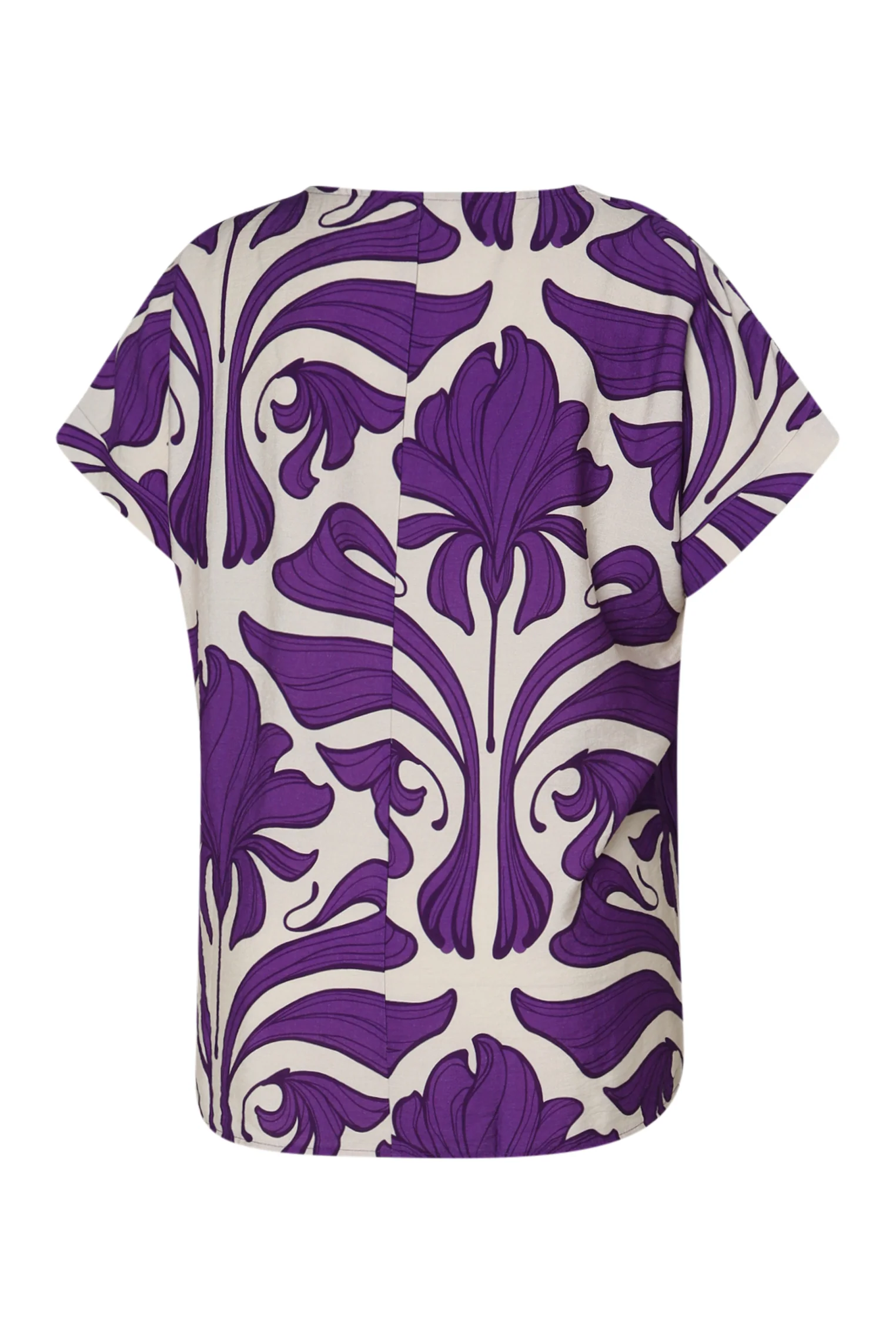 Bicolor blouse met bloemenprint - Image 11