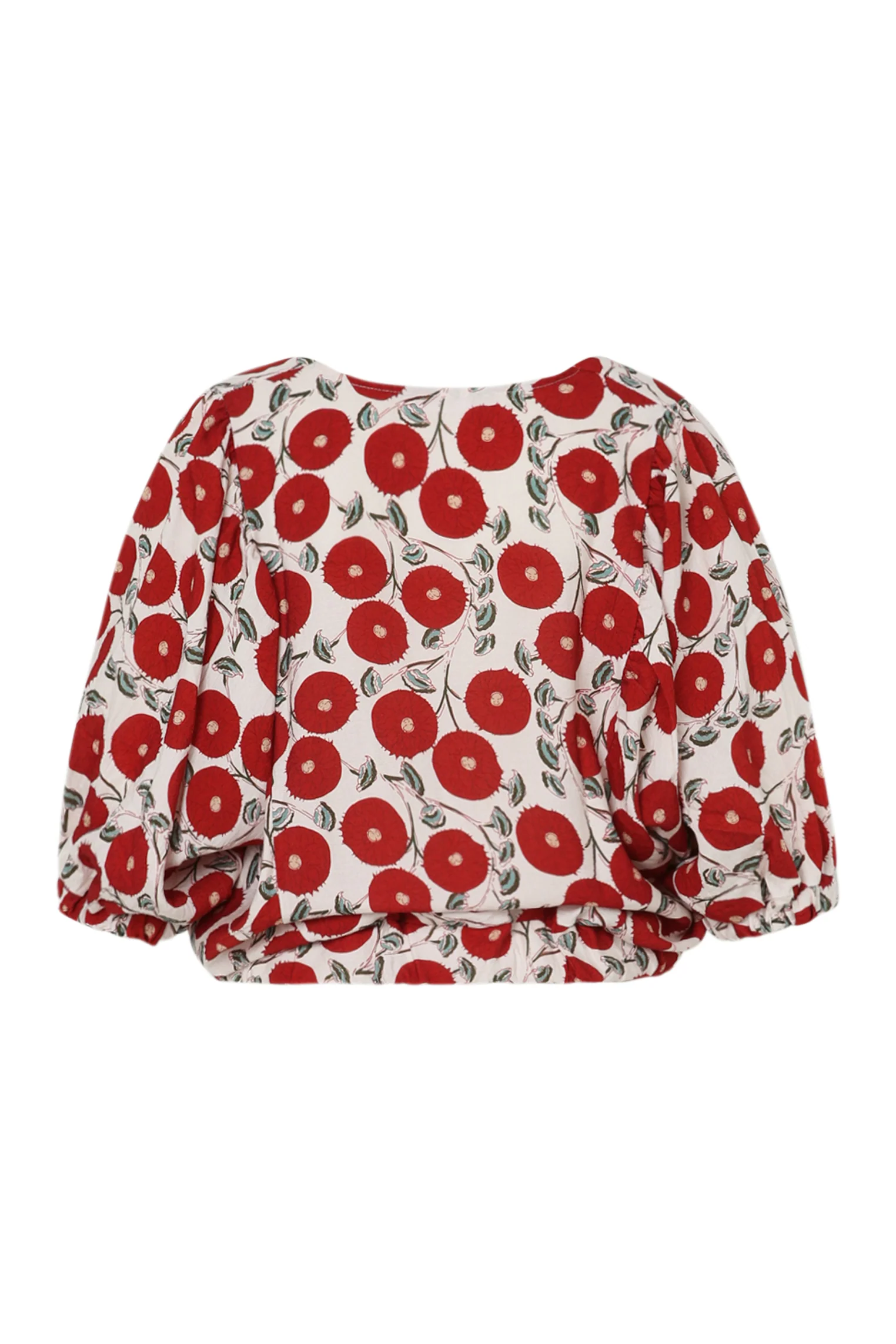 Boîteblouse met bloemenprint - Image 11