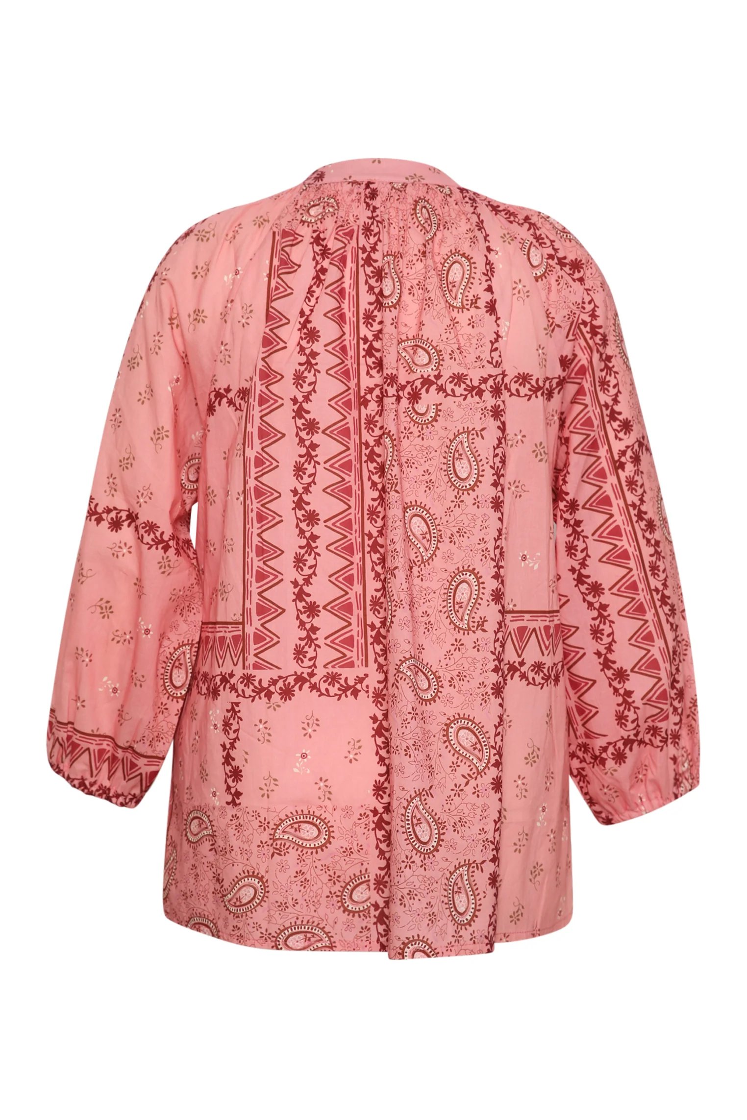 Blouse van katoen met bandana print - Image 11