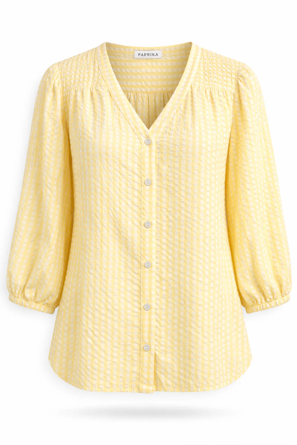 Gestreepte katoenen blouse