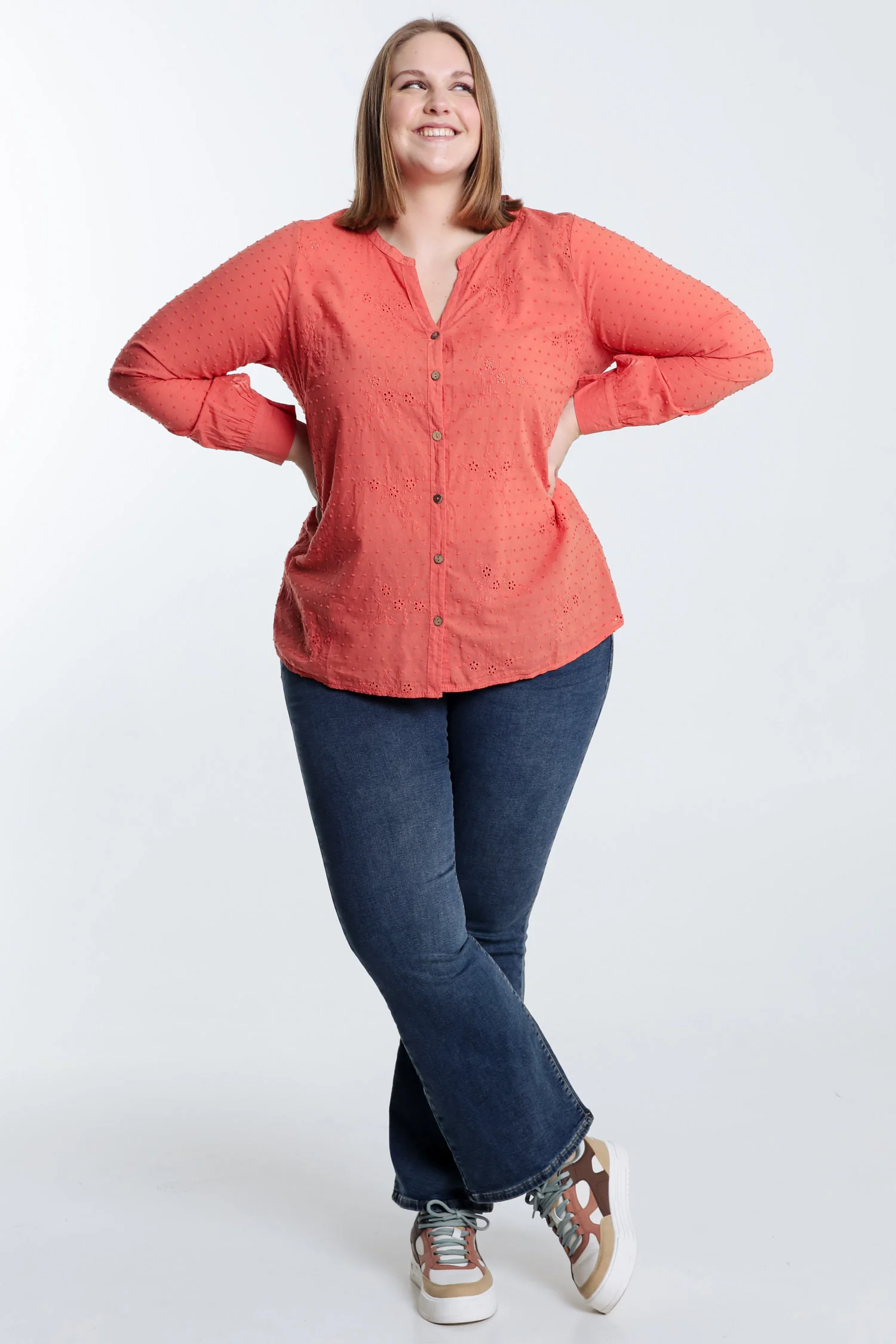  Katoenen blouse met borduursels  - Image 19