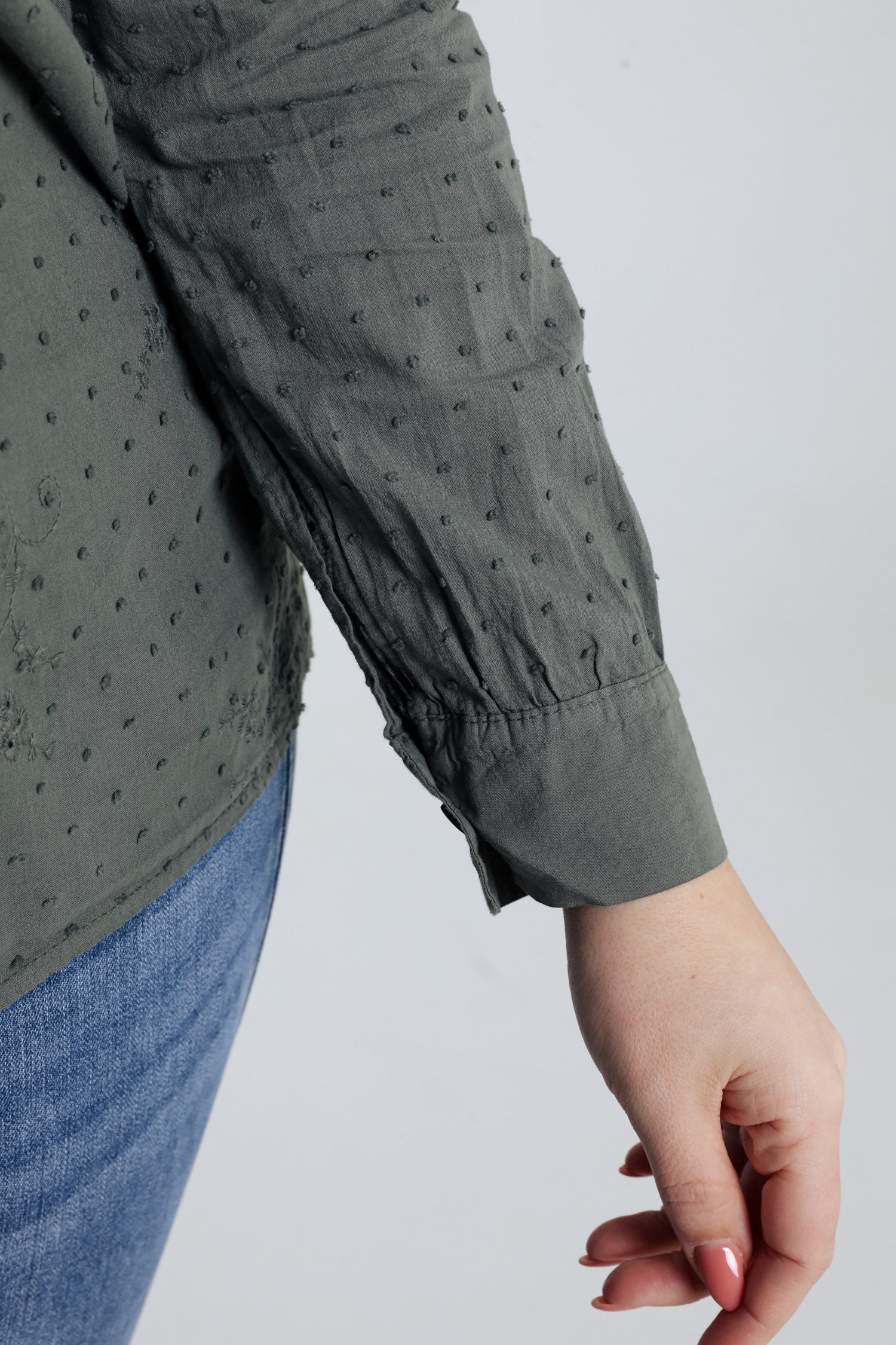  Katoenen blouse met borduursels  - Image 4