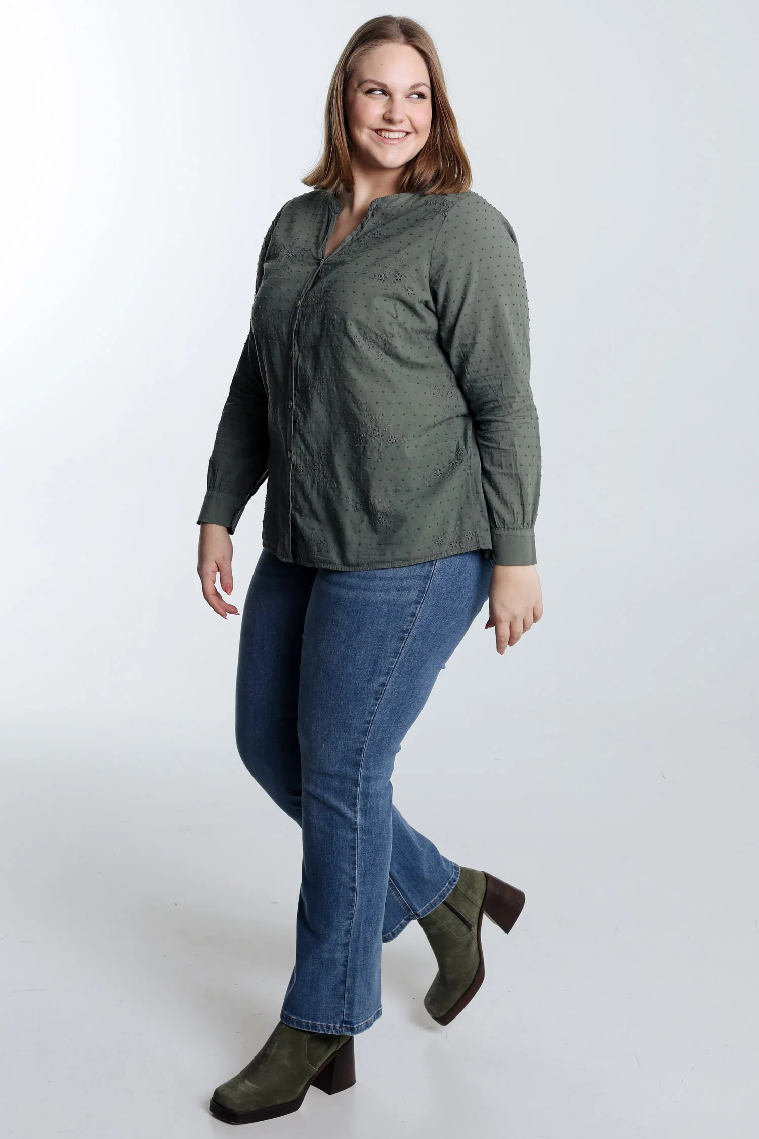  Katoenen blouse met borduursels  - Image 9
