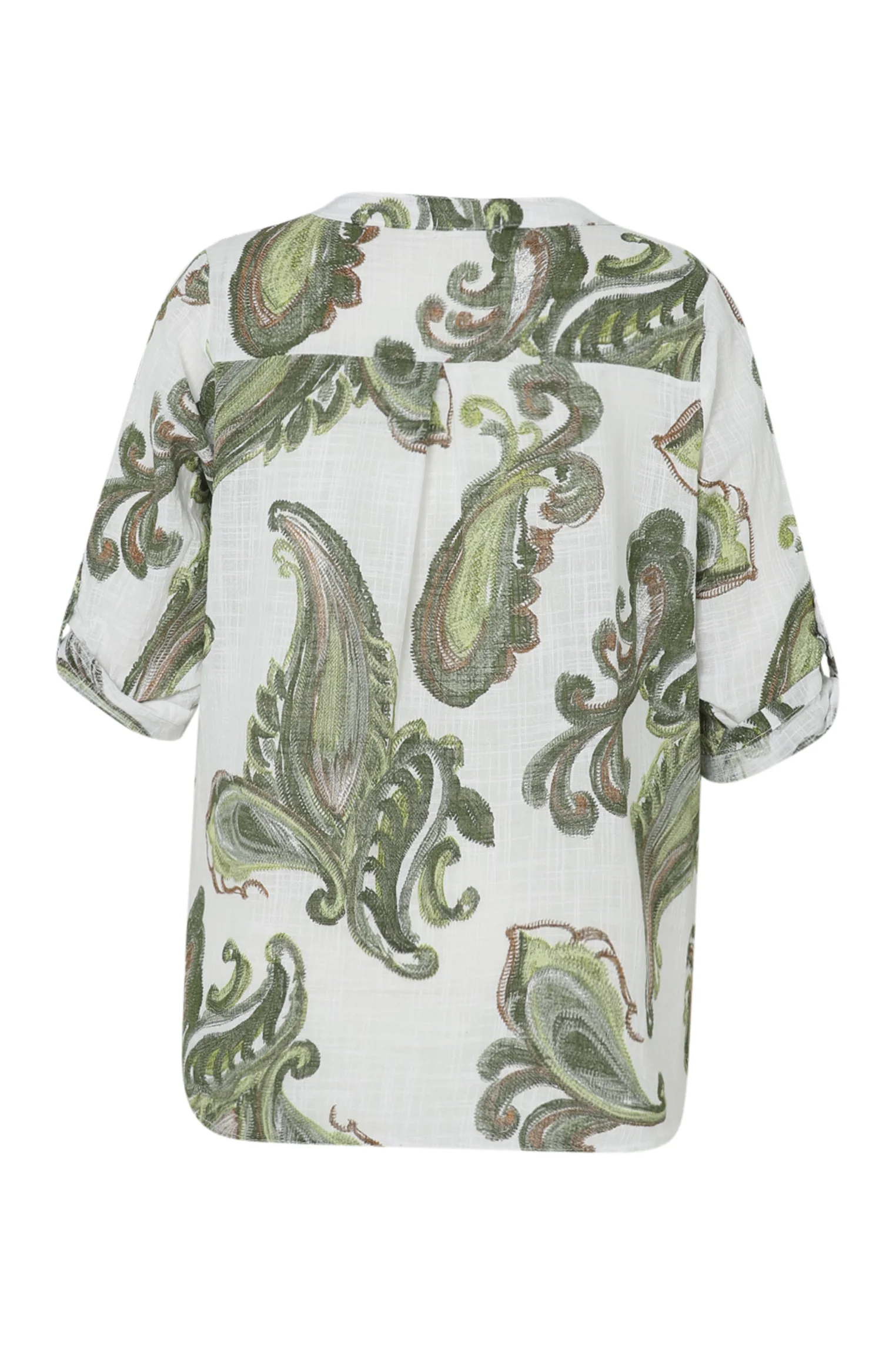 Blouse van katoen gaas met paisleyprint - Image 11