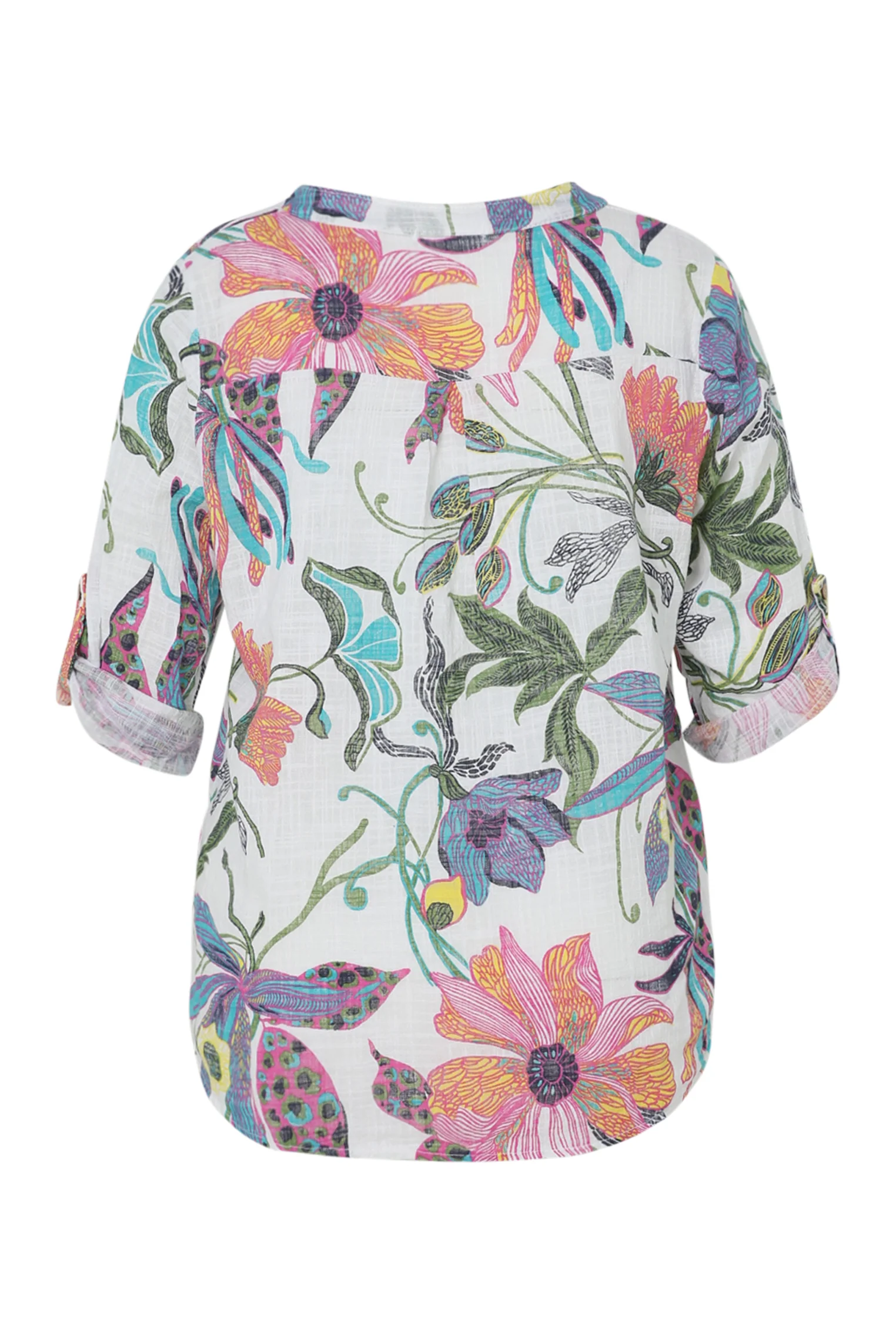 Blouse van katoenen mousseline met bloemenprint - Image 11