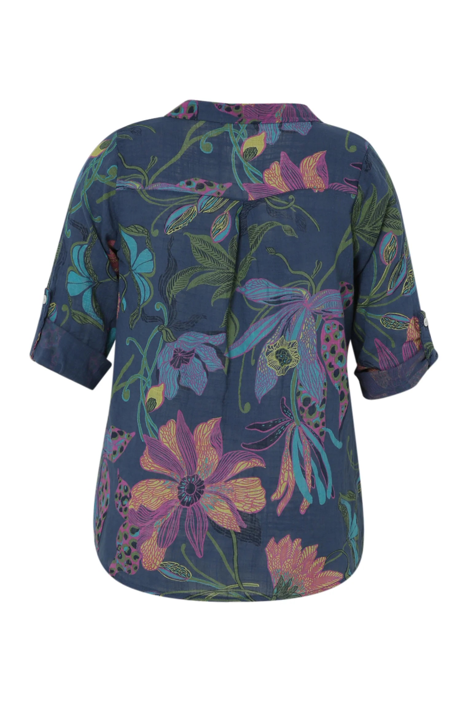 Blouse van katoenen mousseline met bloemenprint - Image 22