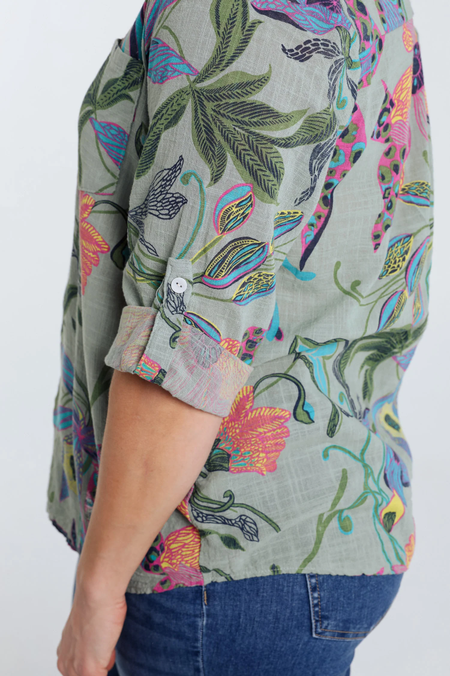 Blouse van katoenen mousseline met bloemenprint - Image 27