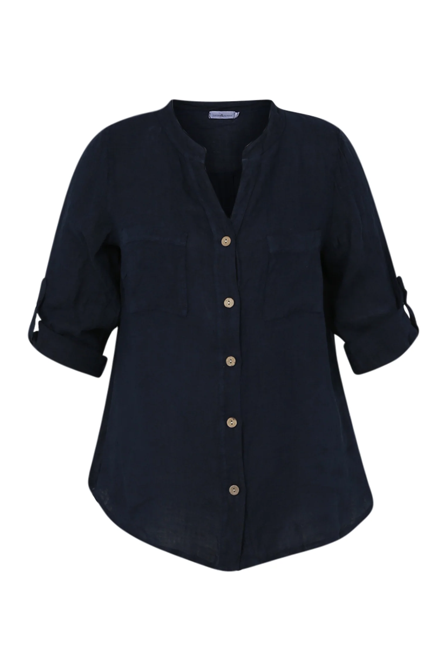 Effen linnen blouse - Image 10