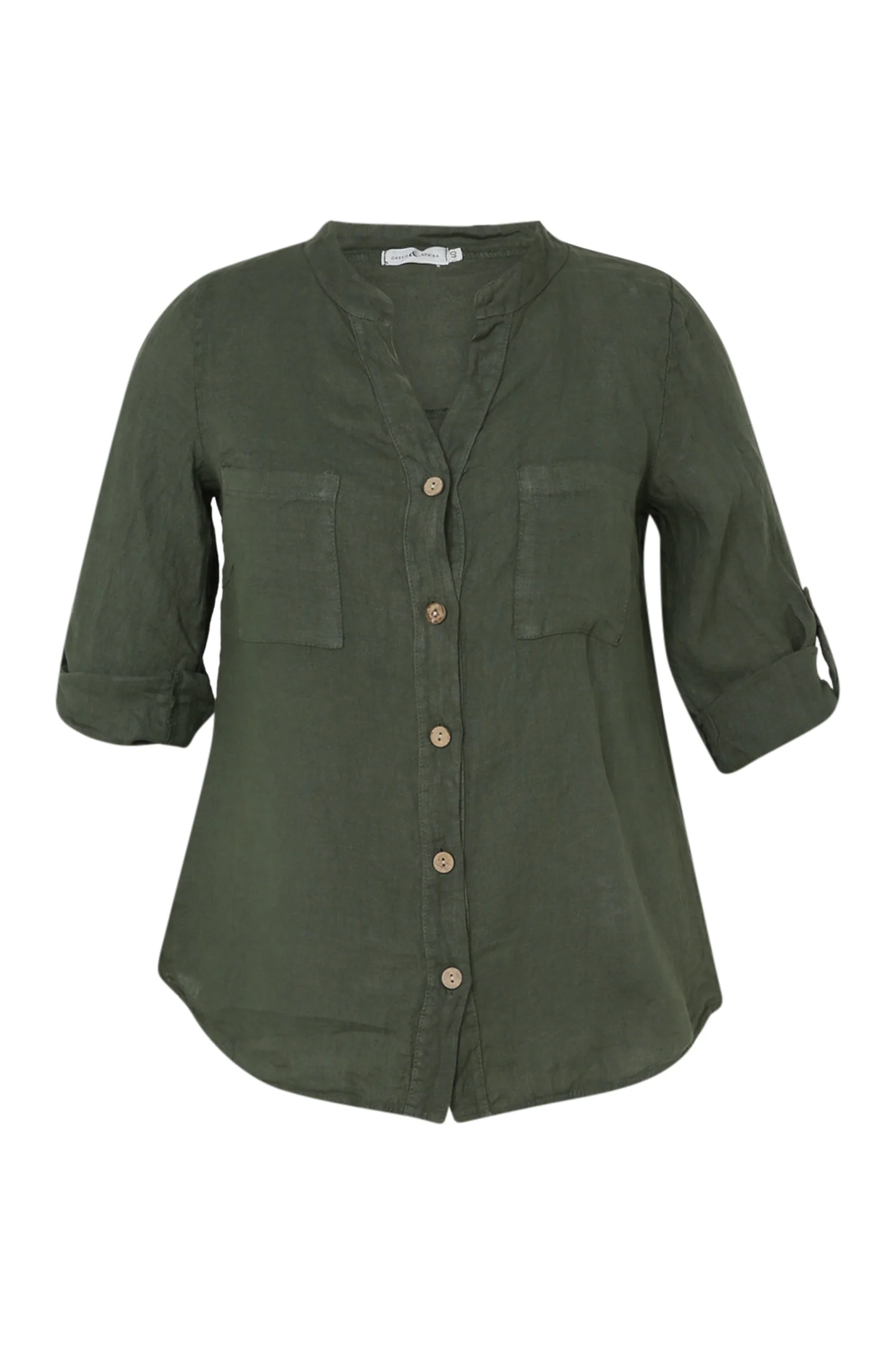 Effen linnen blouse - Image 21
