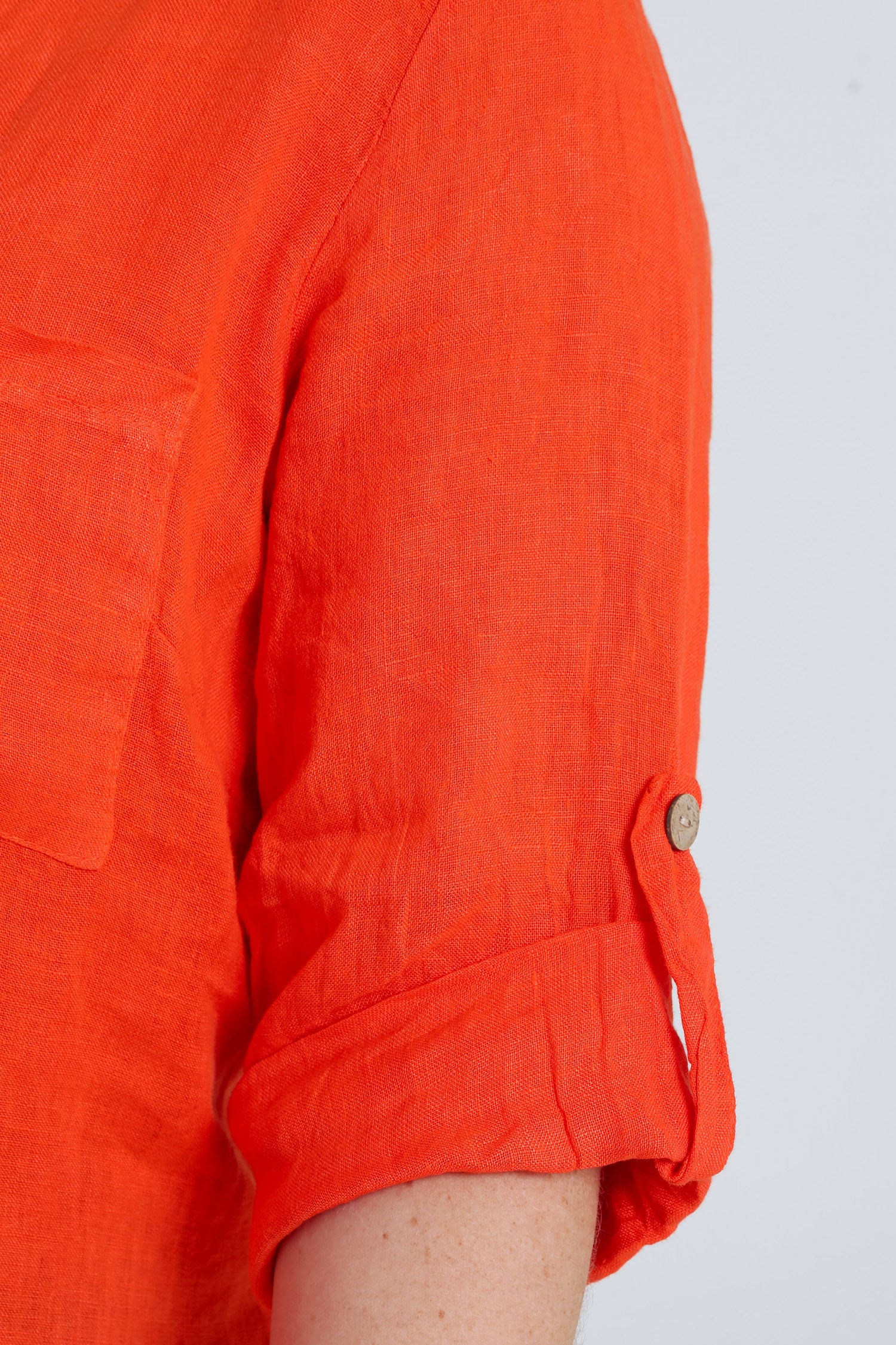 Effen linnen blouse - Image 26
