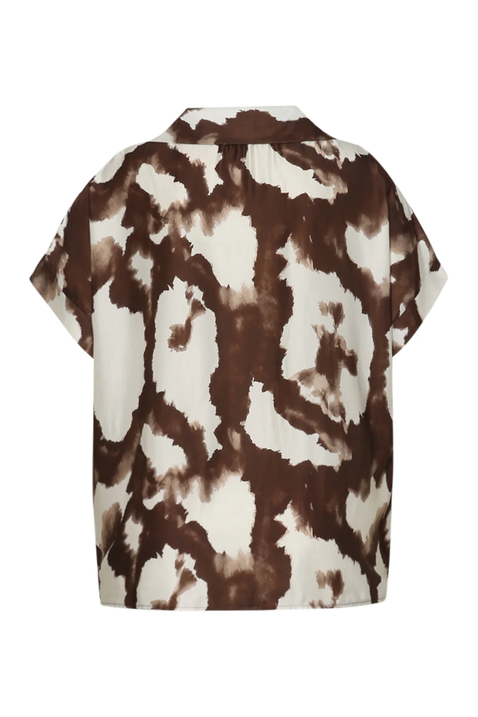 Blouse van viscose met satijneffect en dierenprint - Image 11