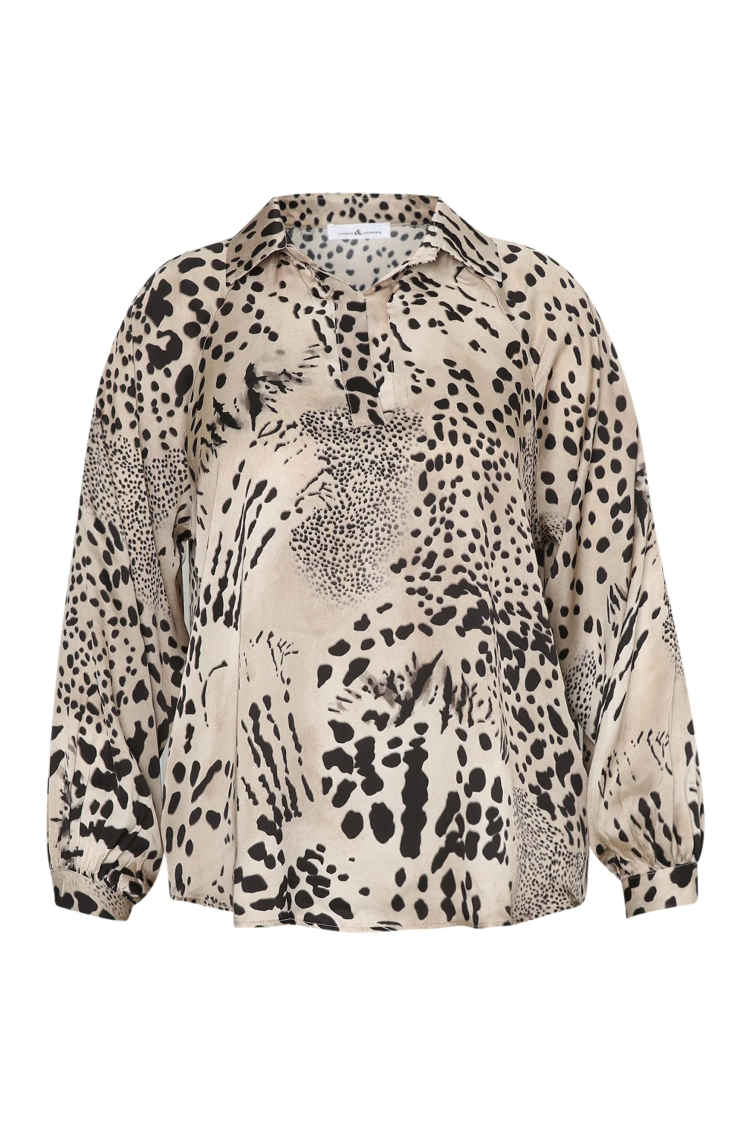Blouse van viscose met dierenprint - Image 7