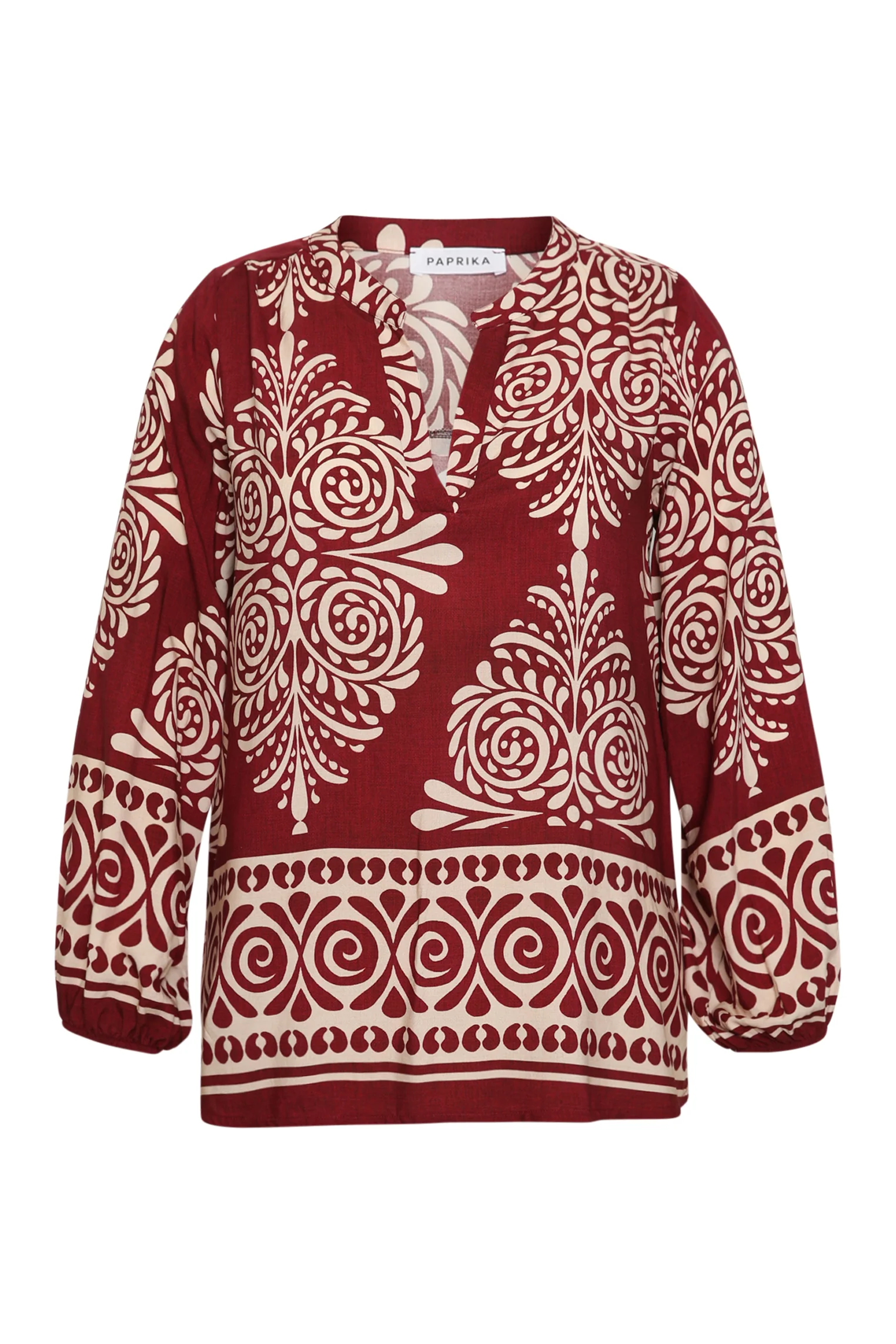 Blouse van viscose met paisleyprint - Image 7