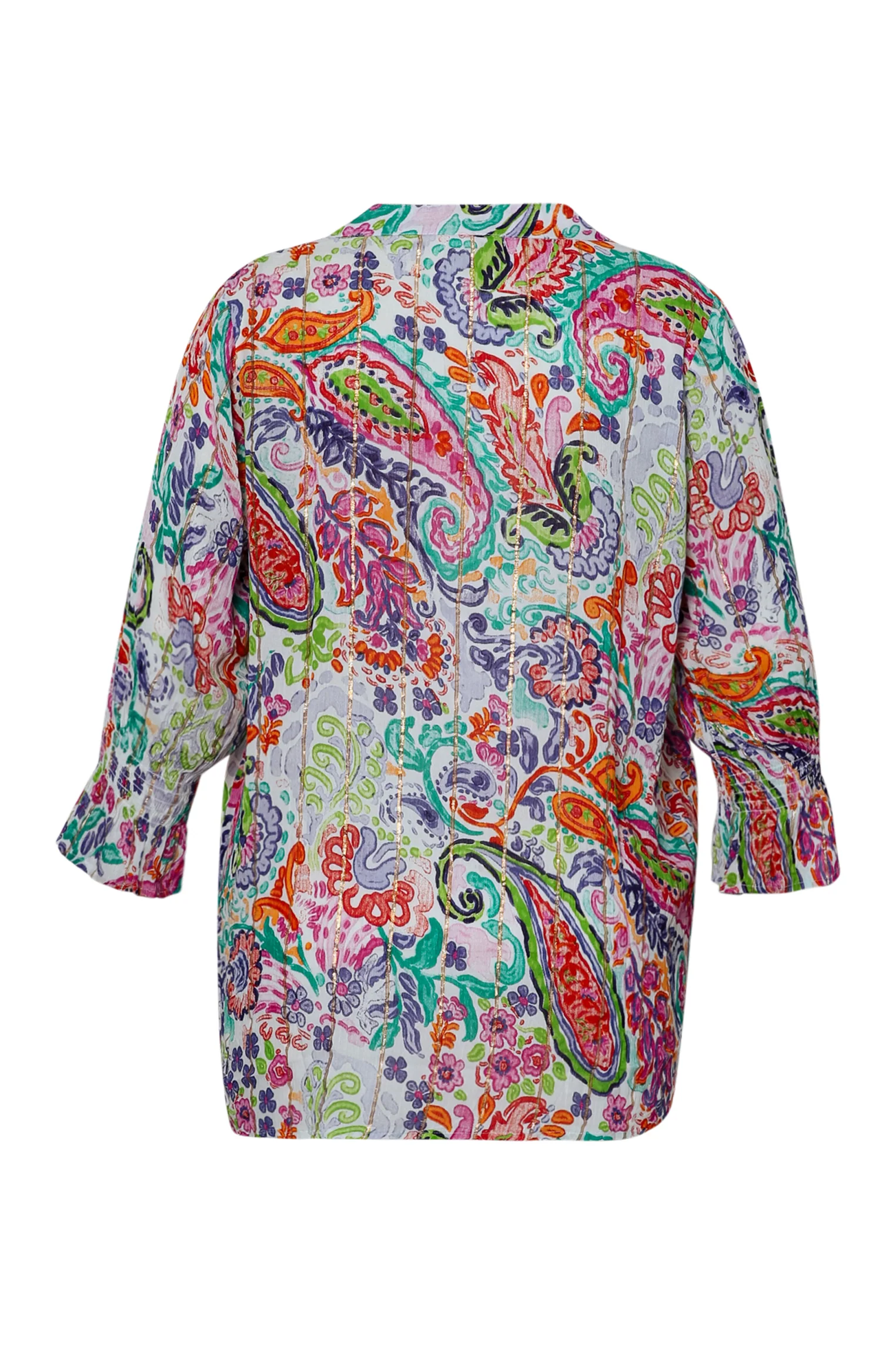 Blouse in viscose met cachemireprint en lurex - Image 11