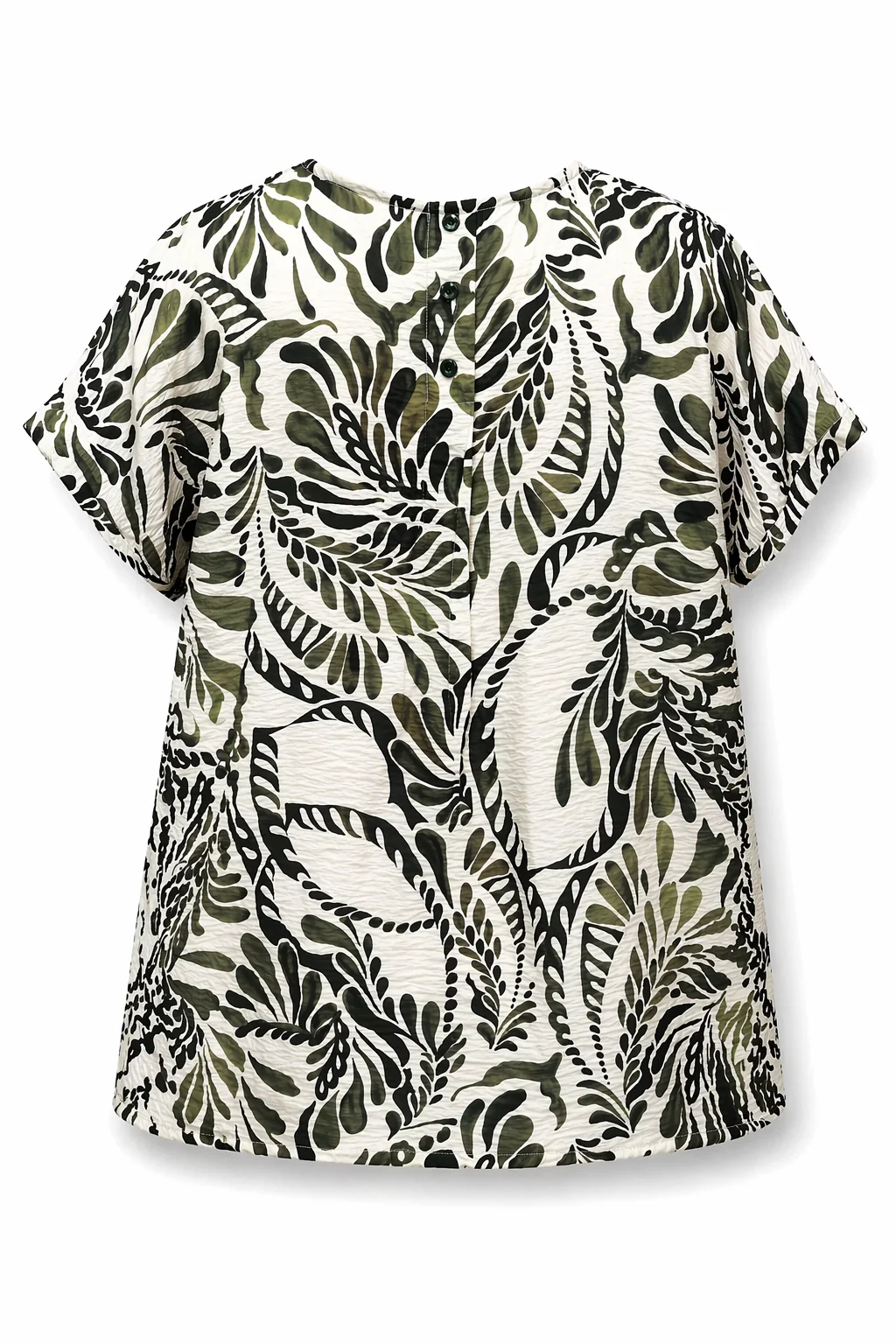 Blouse van tweekleurige viscose met paisleyprint - Image 10