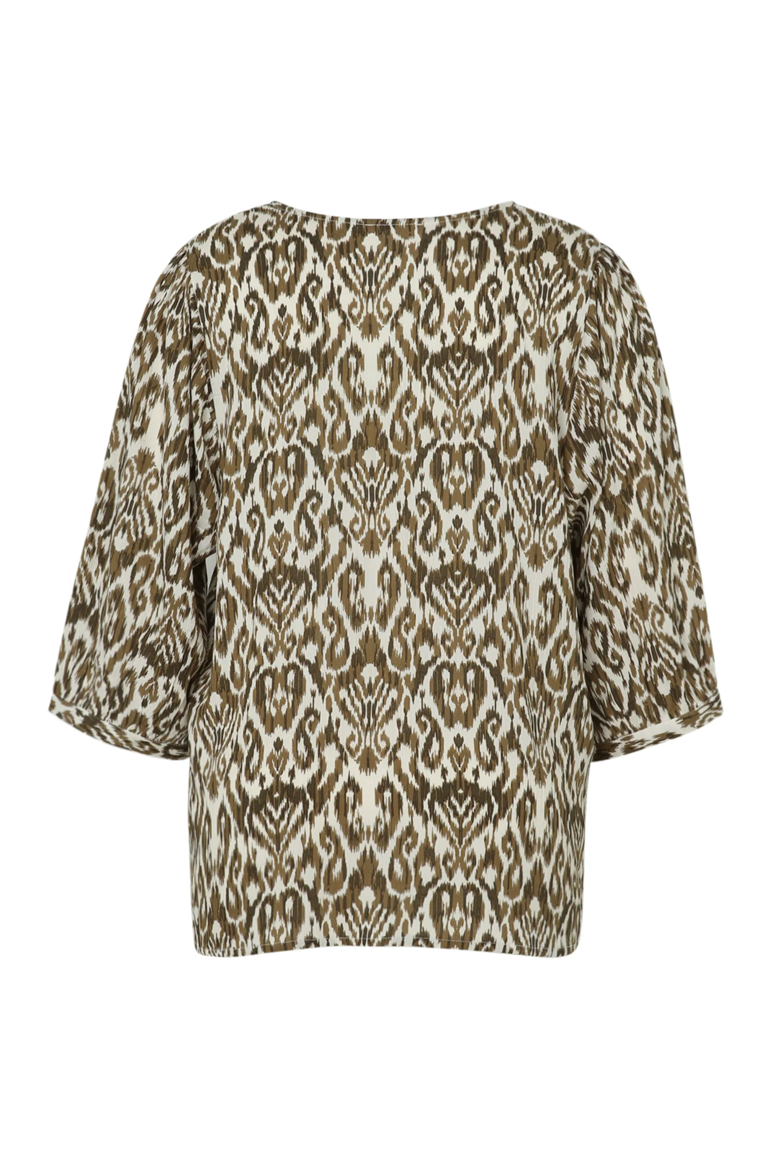 Etnisch bedrukt viscose blouse - Image 11