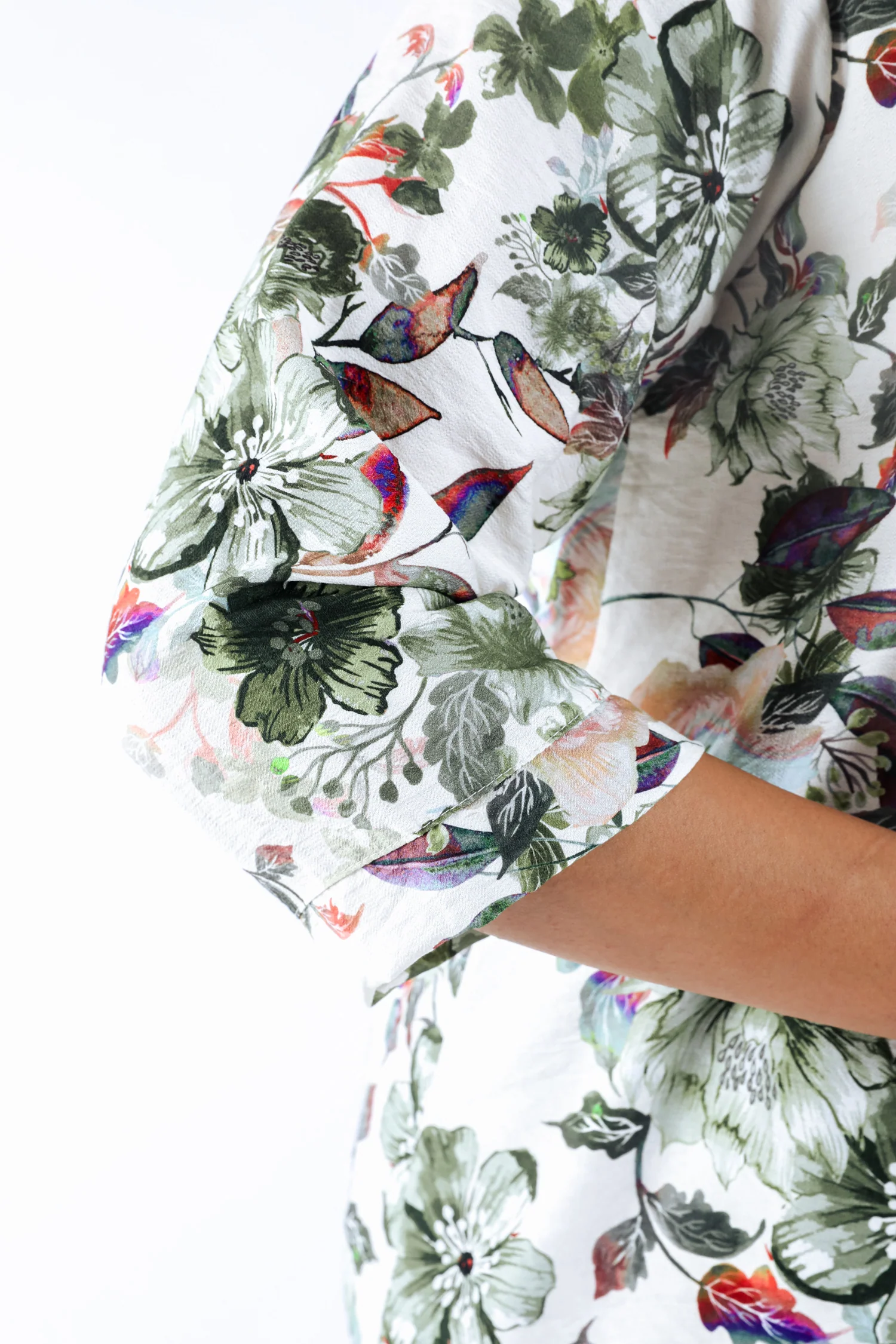 Blouse van bedrukt viscose met bloemenprint - Image 14