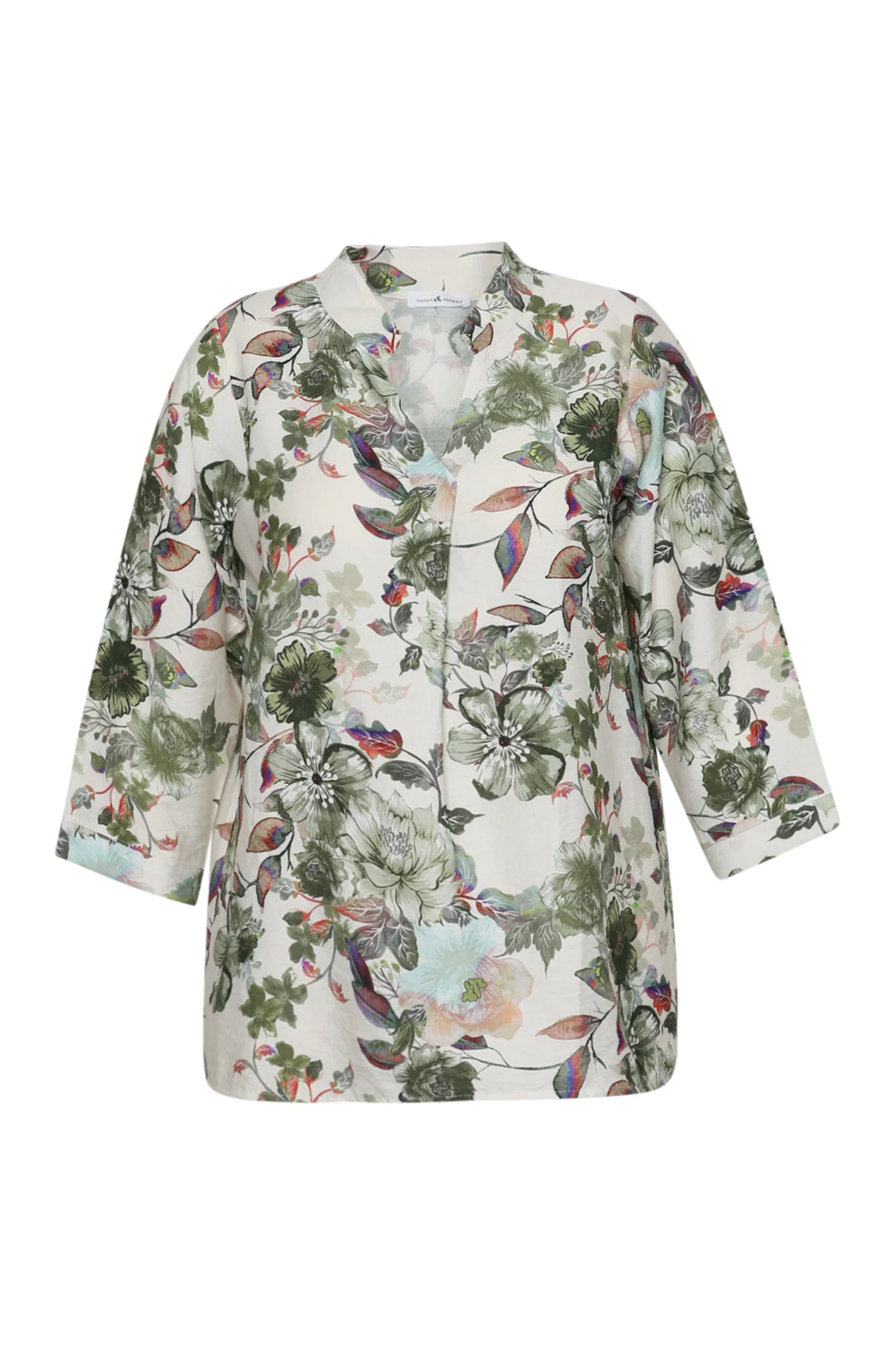 Blouse van bedrukt viscose met bloemenprint - Image 18