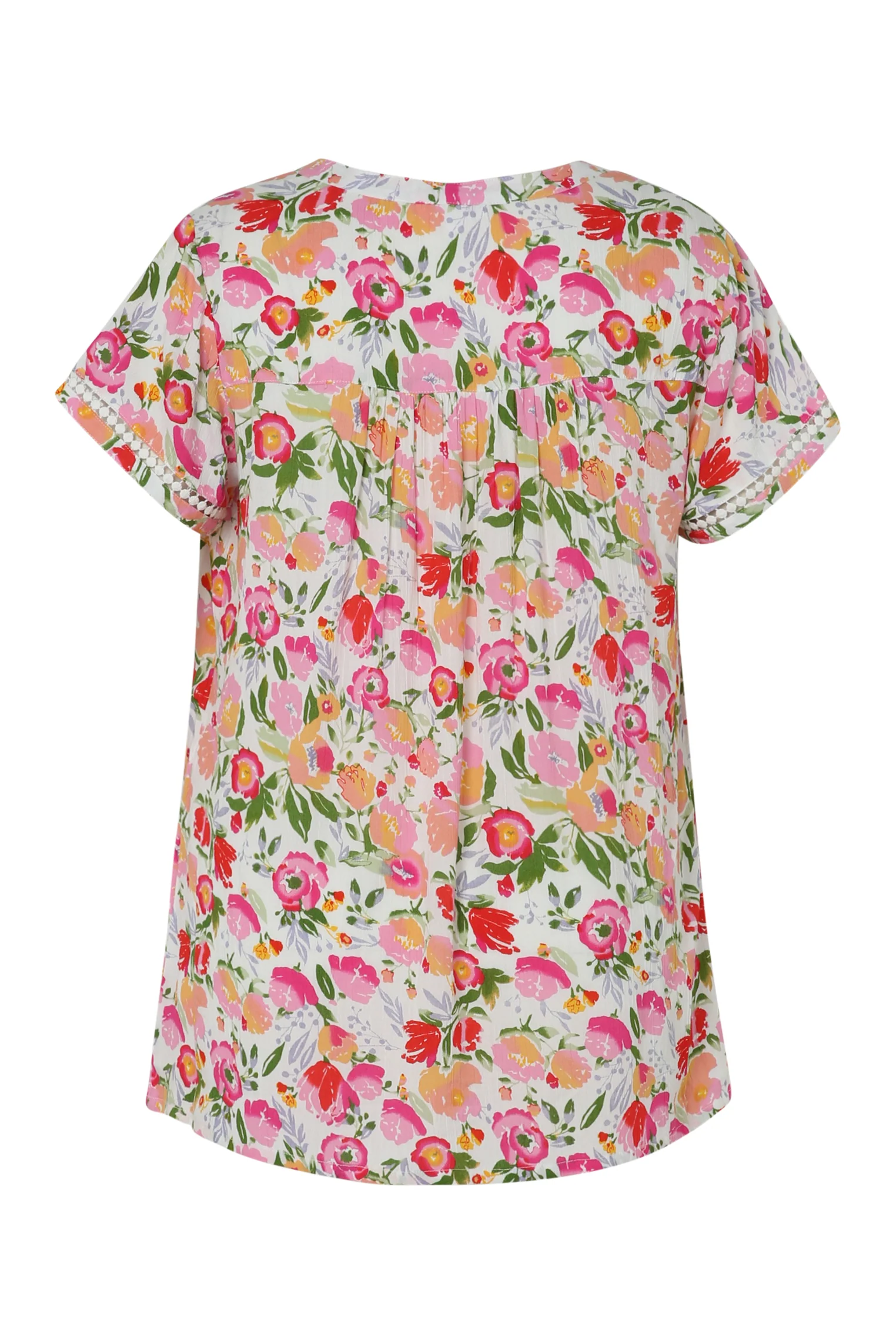 Bloes van viscose met bloemenprint - Image 11