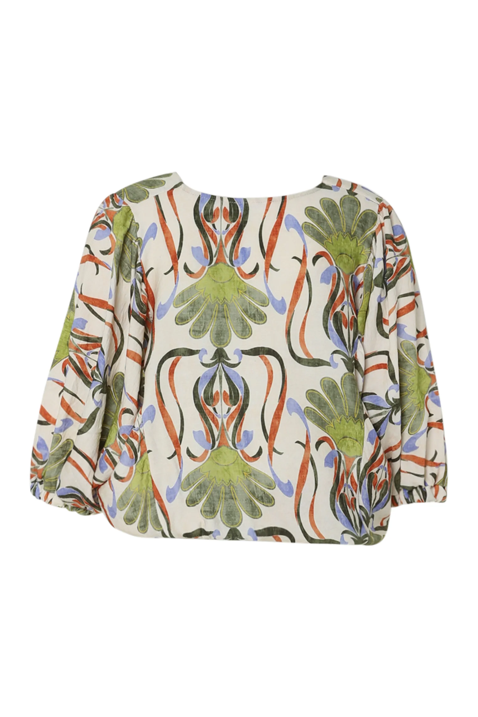 Bloes van viscose met bloemenprint - Image 11