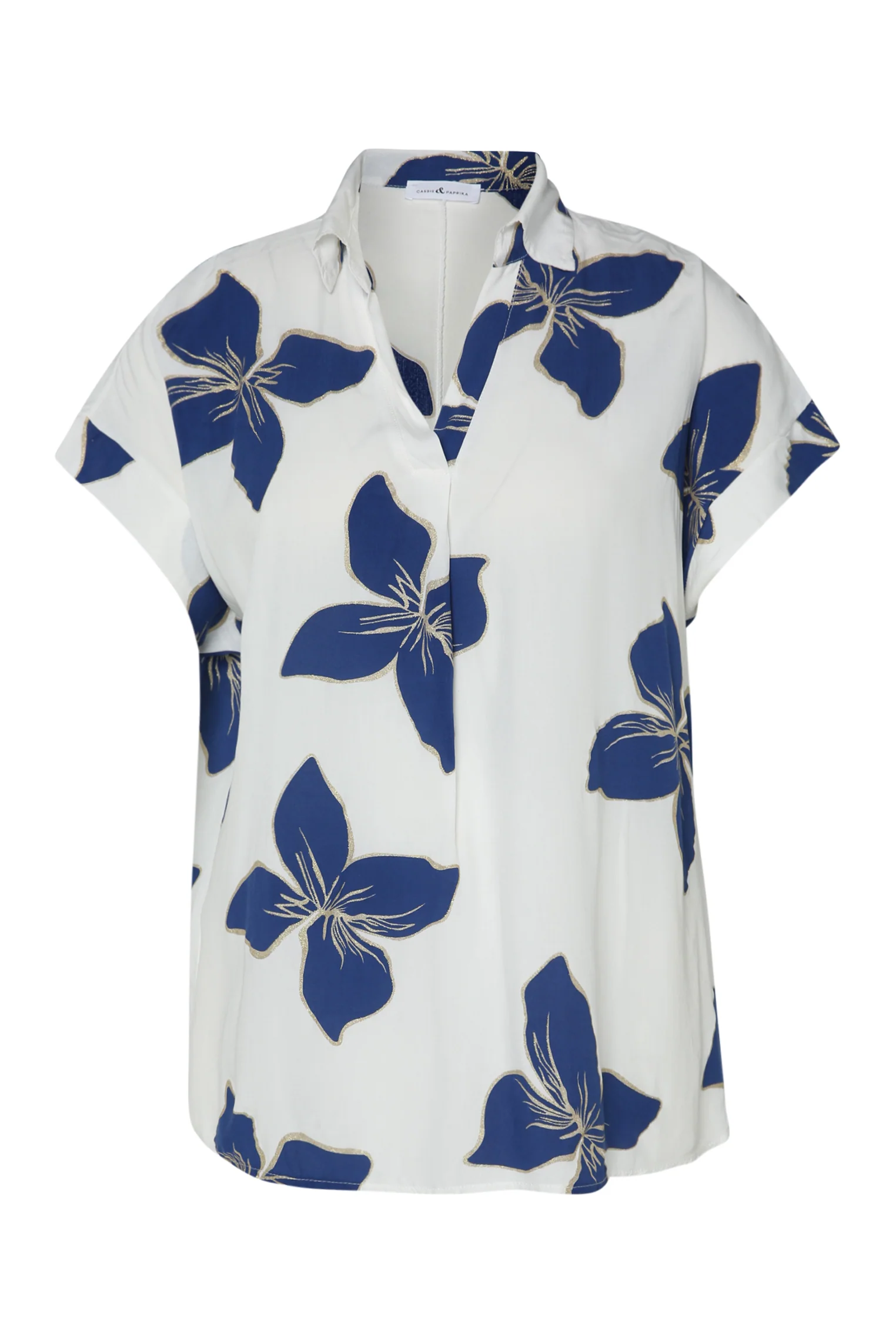 Bloes van viscose met bloemenprint - Image 10