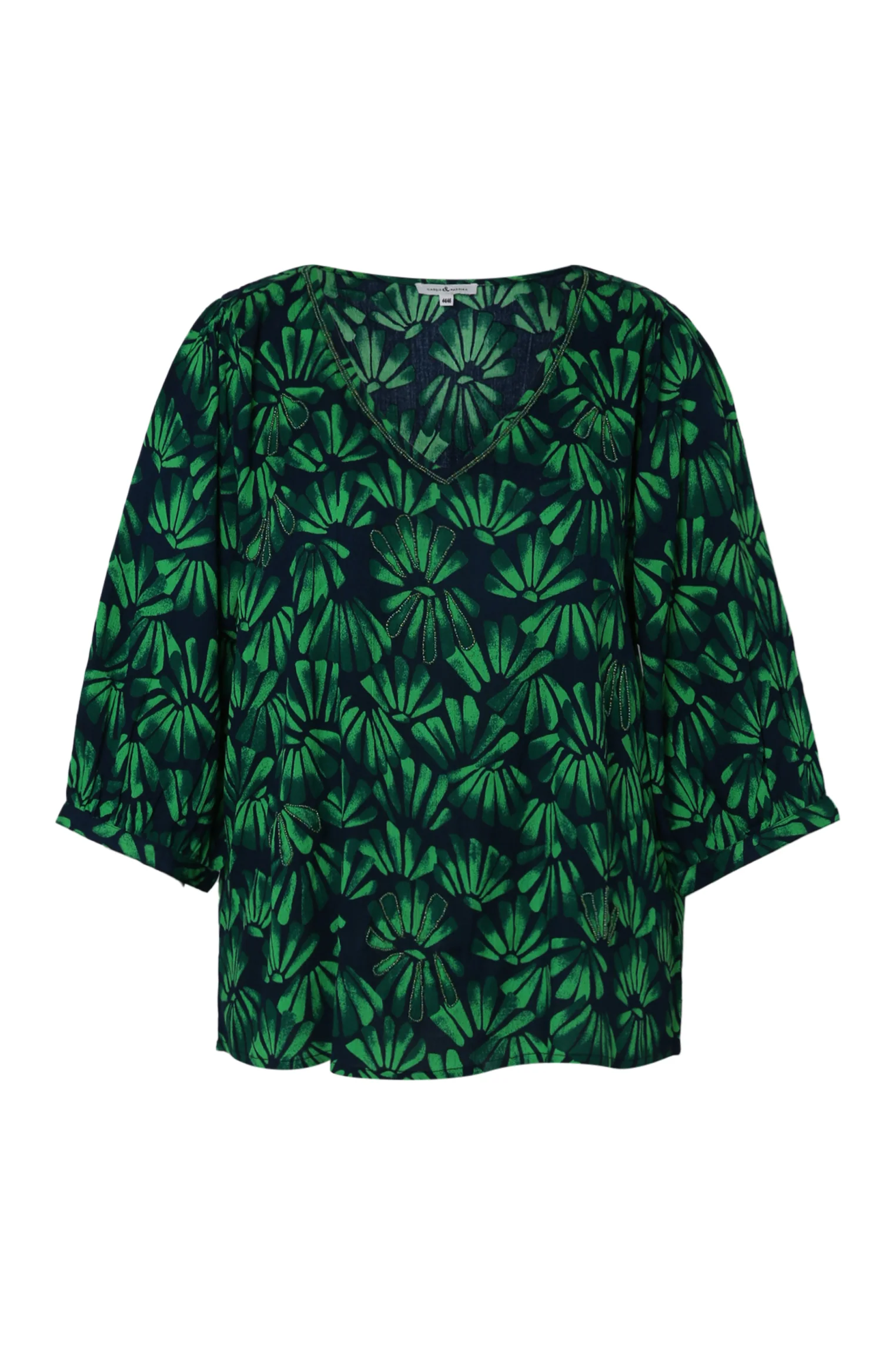 Bloes van viscose met bloemenprint - Image 10