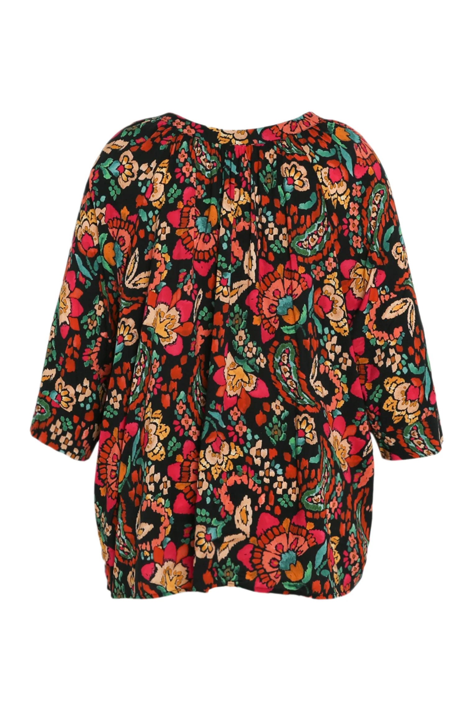 Blouse in viscose met bloemenprint en ballonmouwen - Image 10
