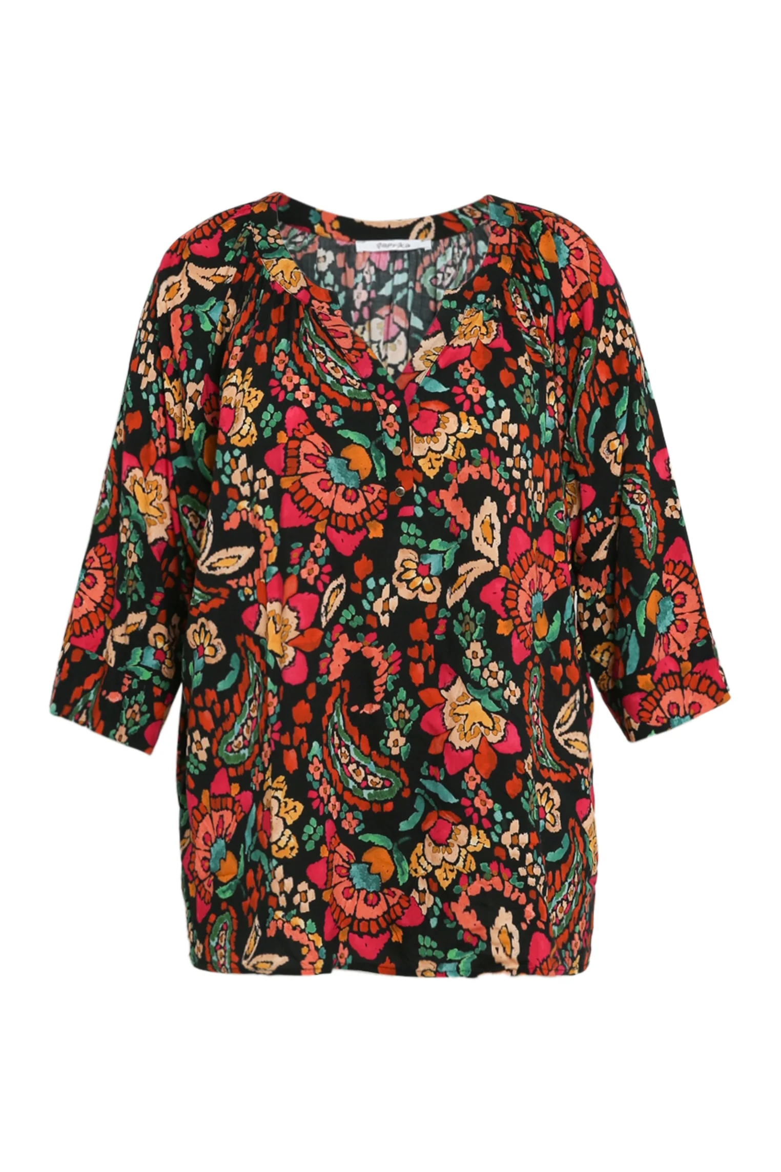 Blouse in viscose met bloemenprint en ballonmouwen - Image 9
