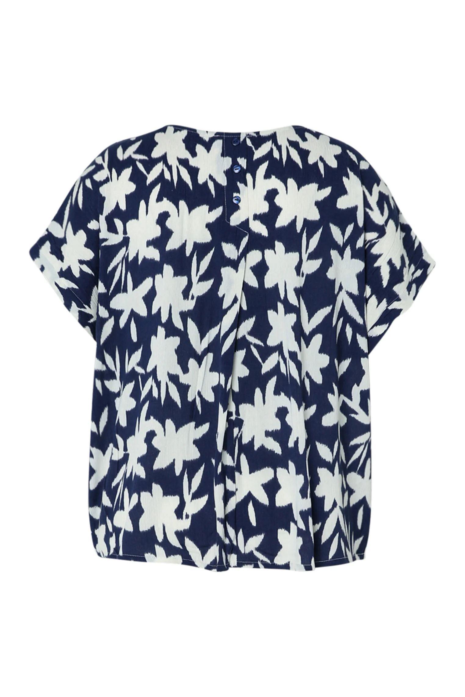 Bloes van bicolore bloemenprint viscose - Image 11