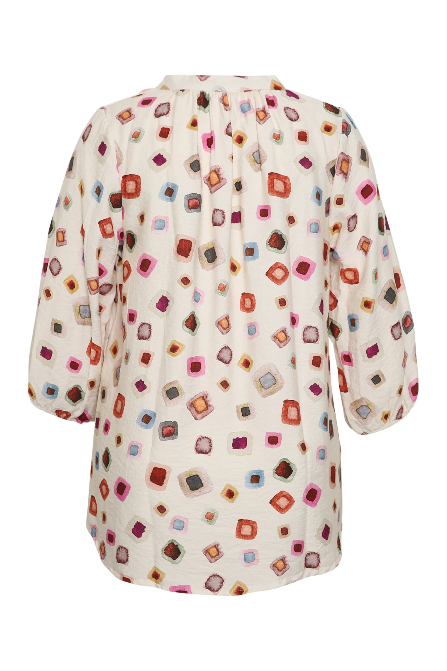 Blouse van bedrukte viscose met geometrisch patroon - Image 10