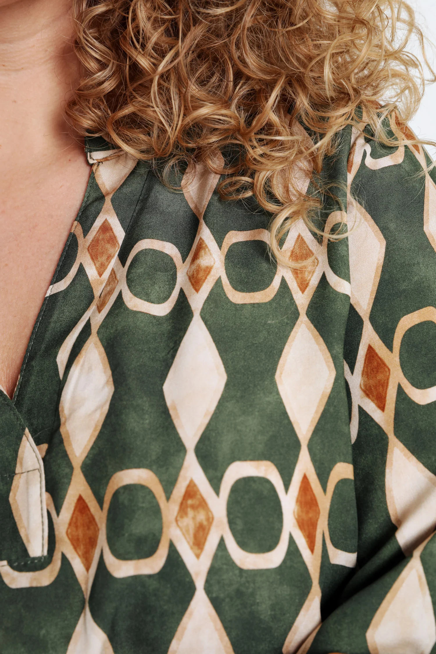 Viscose blouse met grafische print - Image 15