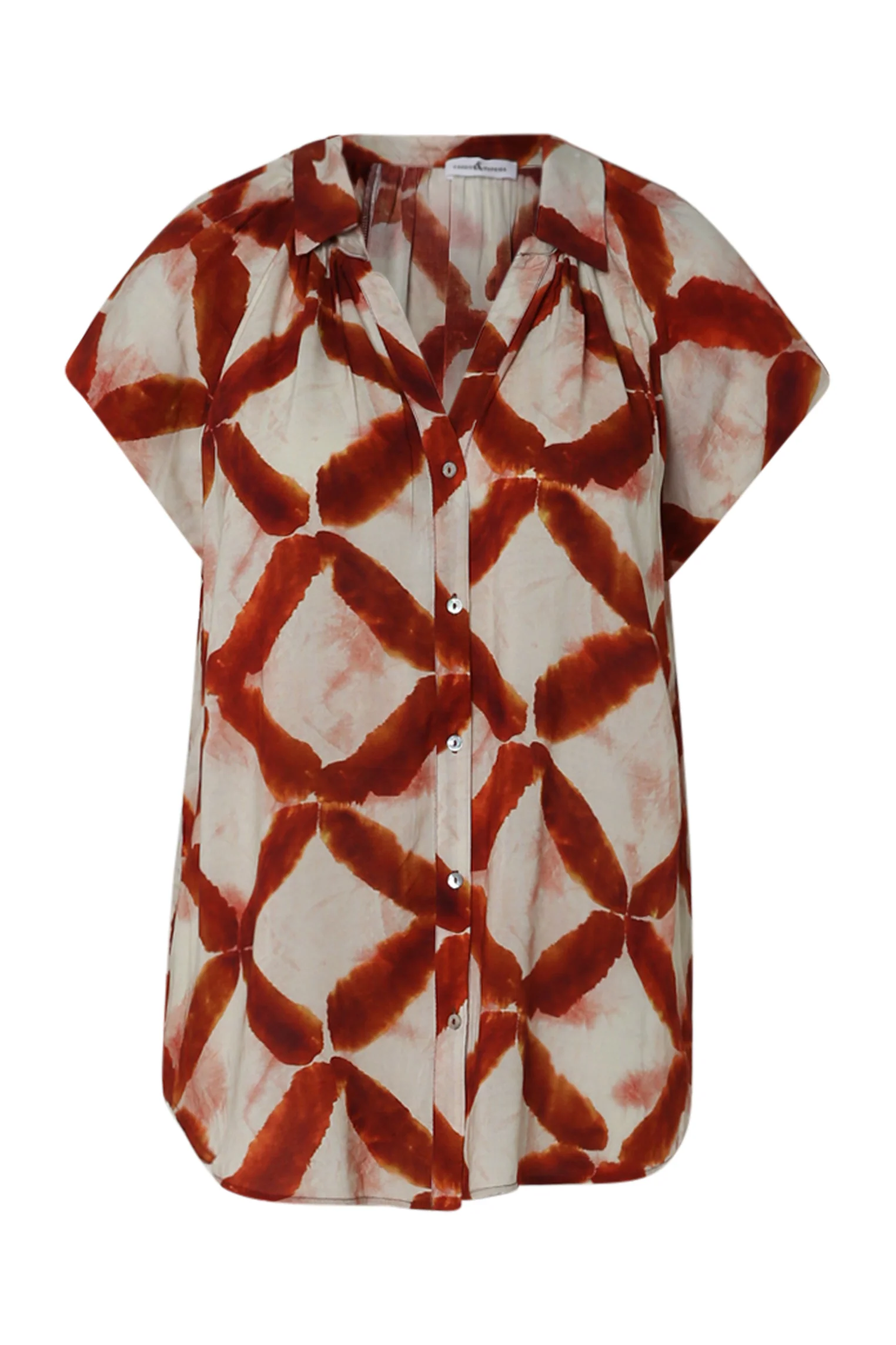 Blouse van grafisch bedrukt viscose - Image 10