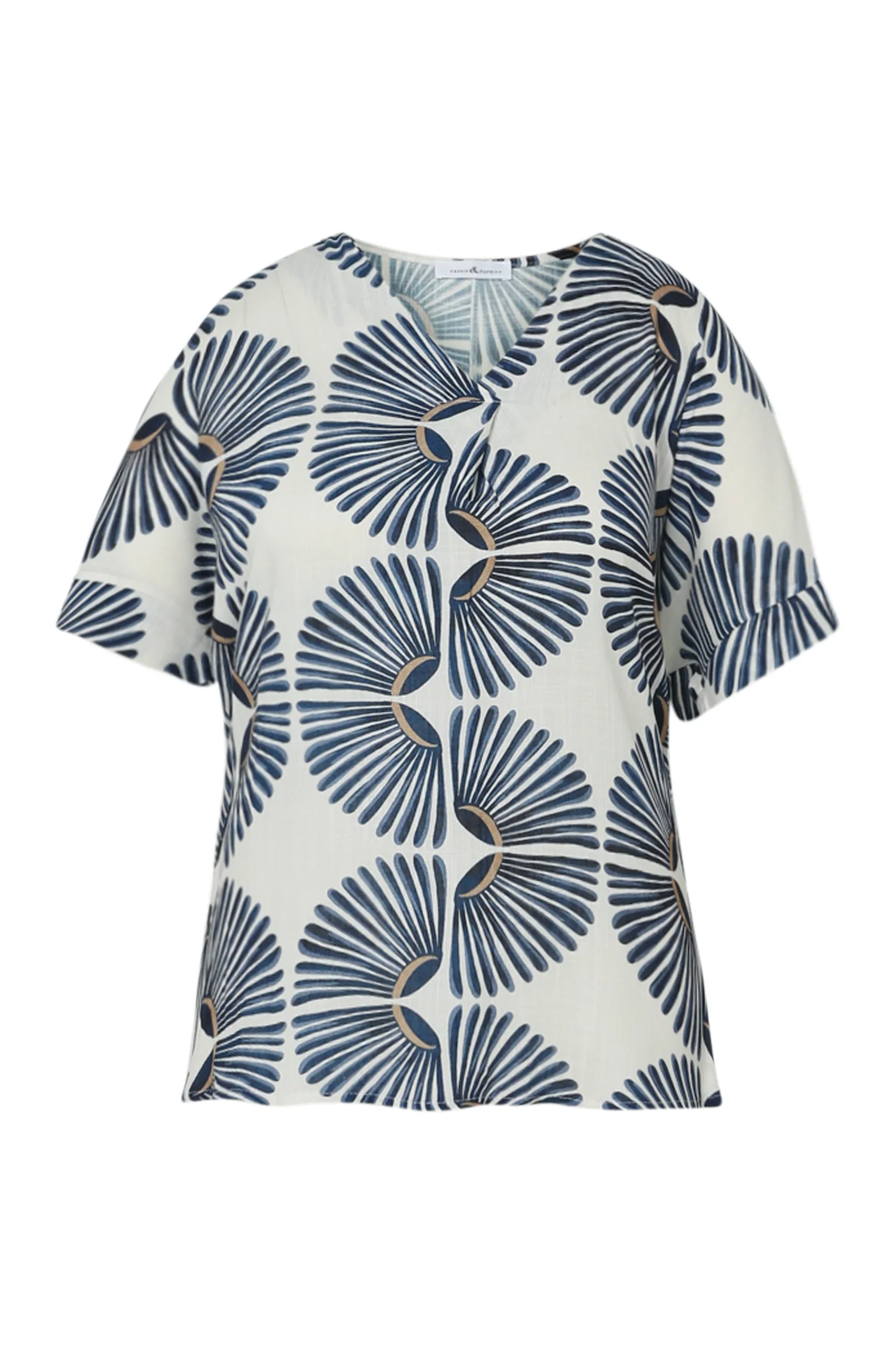 Tweeded bicolore viscose blouse - Image 10