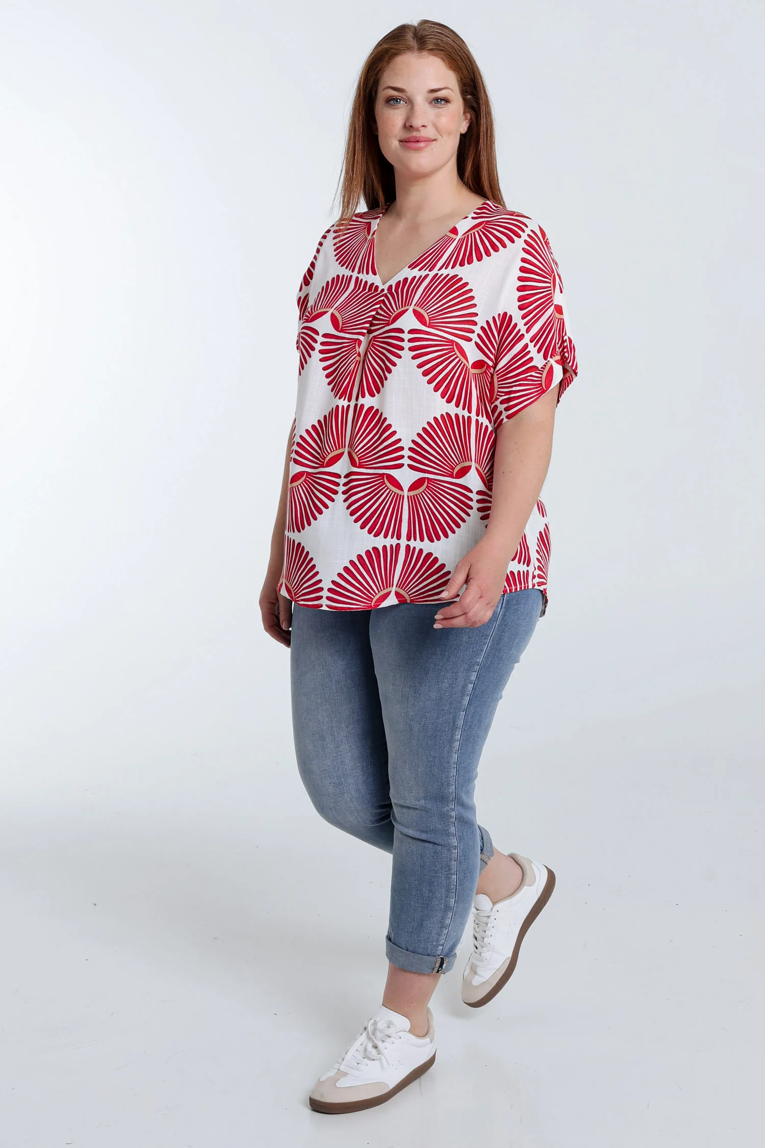 Tweeded bicolore viscose blouse - Image 18