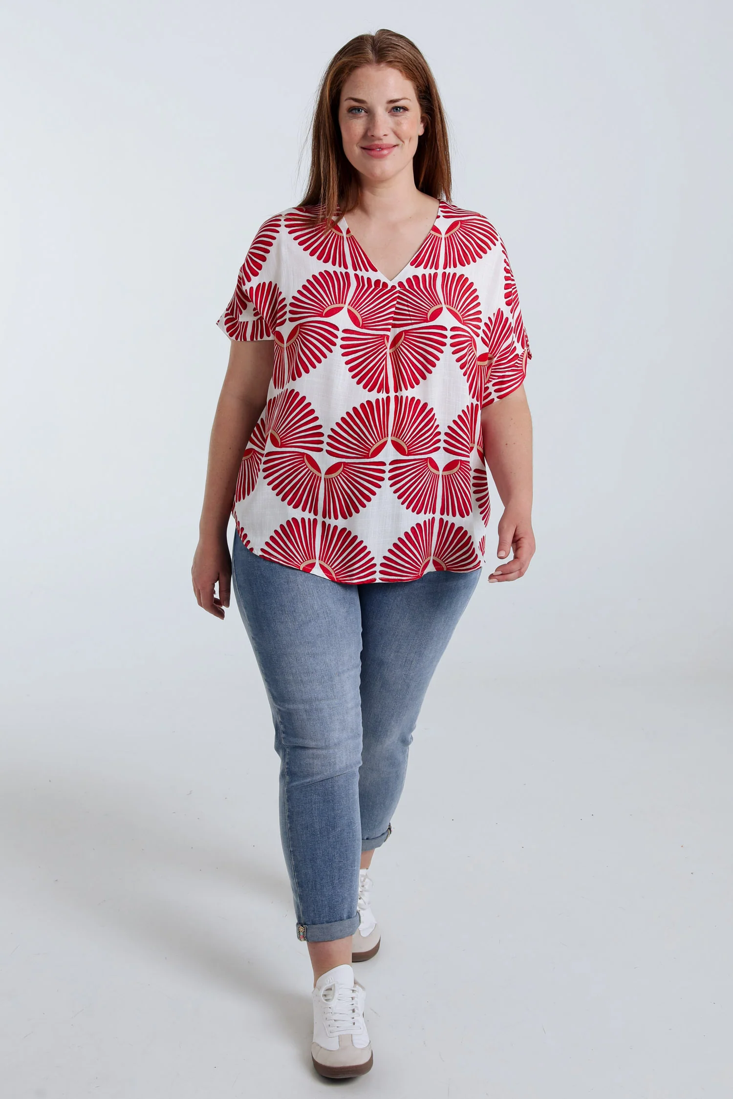 Tweeded bicolore viscose blouse - Image 19