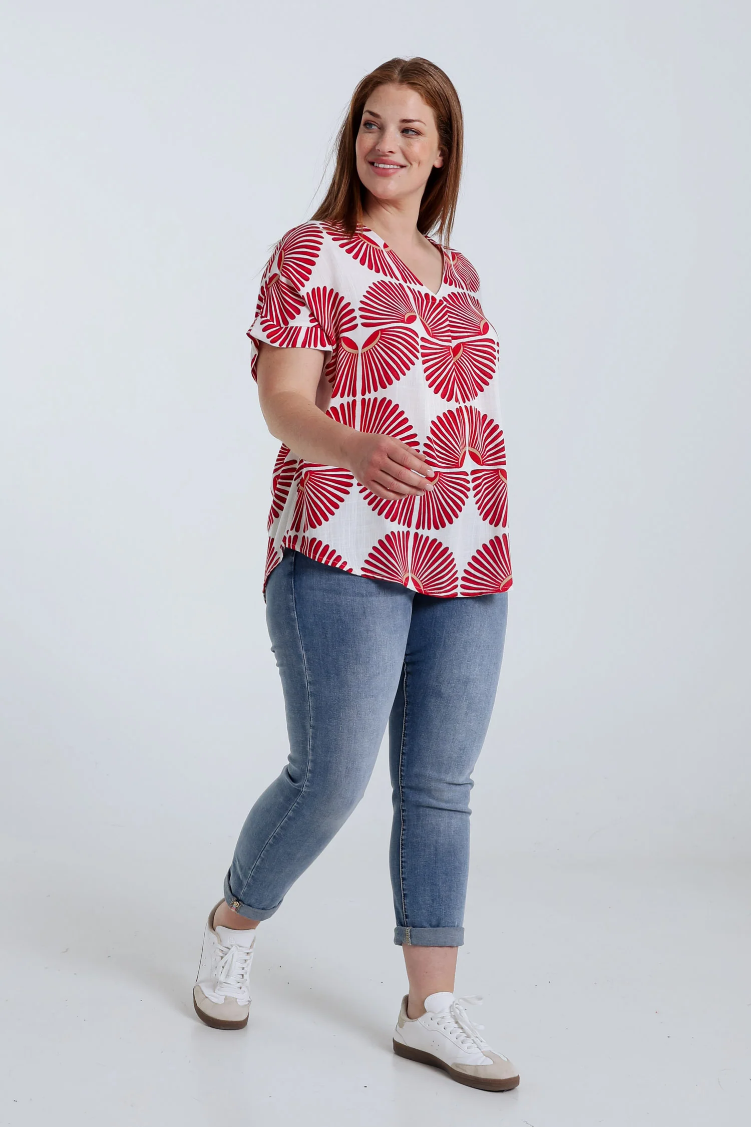 Tweeded bicolore viscose blouse - Image 20
