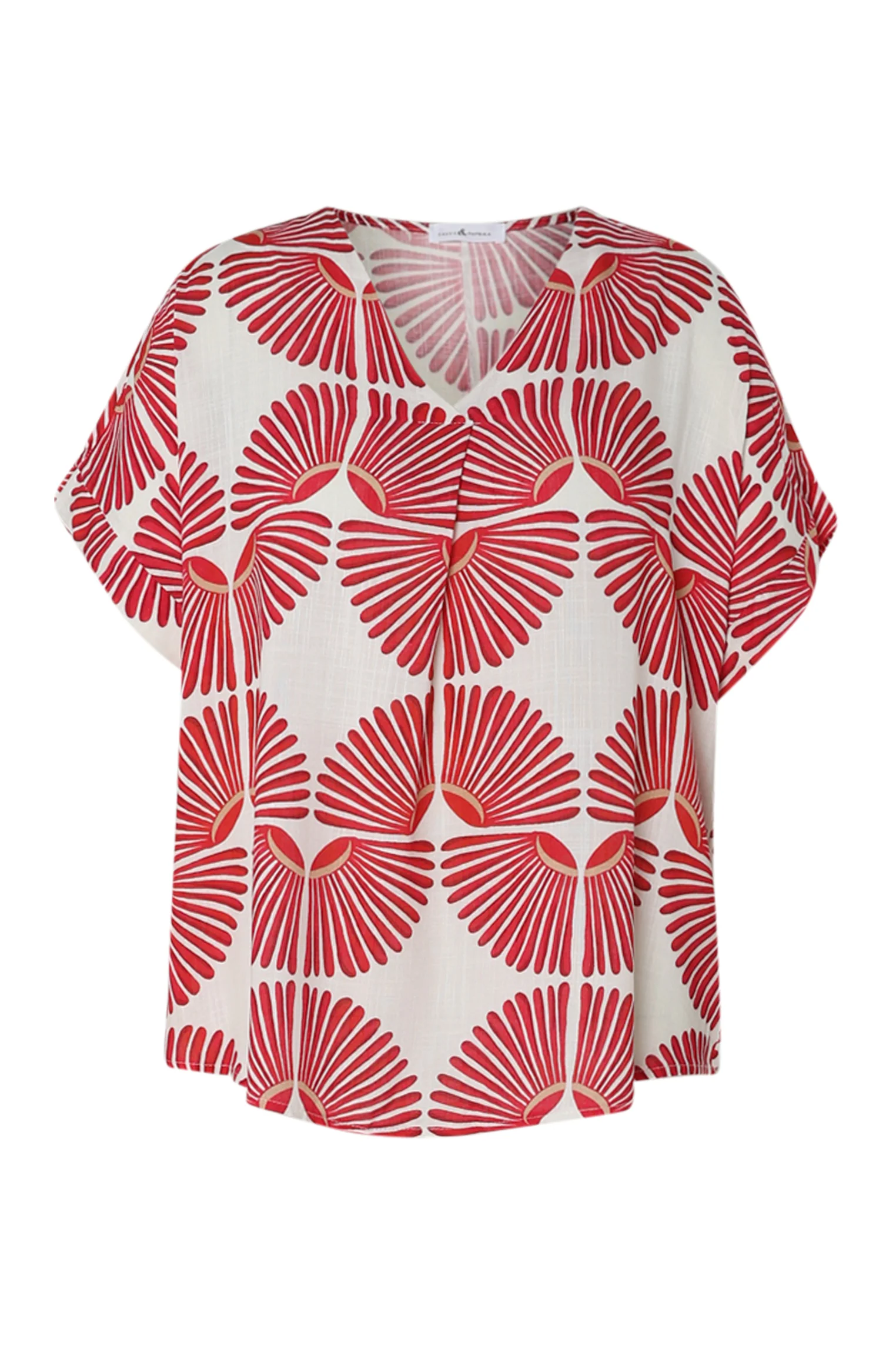 Tweeded bicolore viscose blouse - Image 21