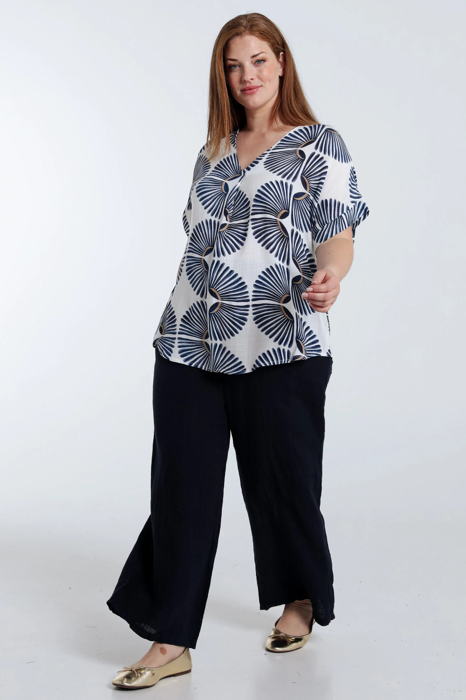 Tweeded bicolore viscose blouse - Image 9