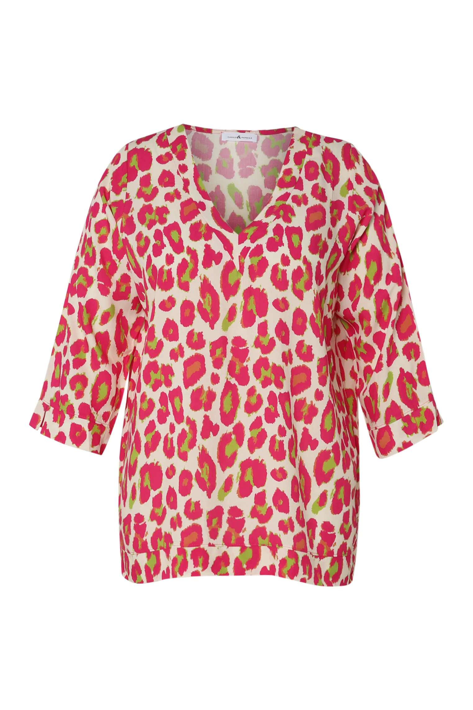 Blouse van viscose met dierenprint - Image 10