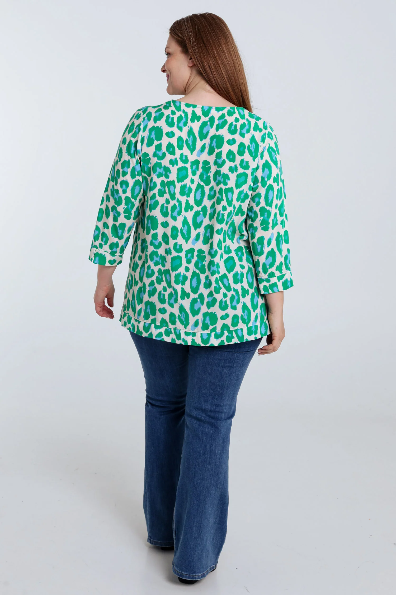 Blouse van viscose met dierenprint - Image 13