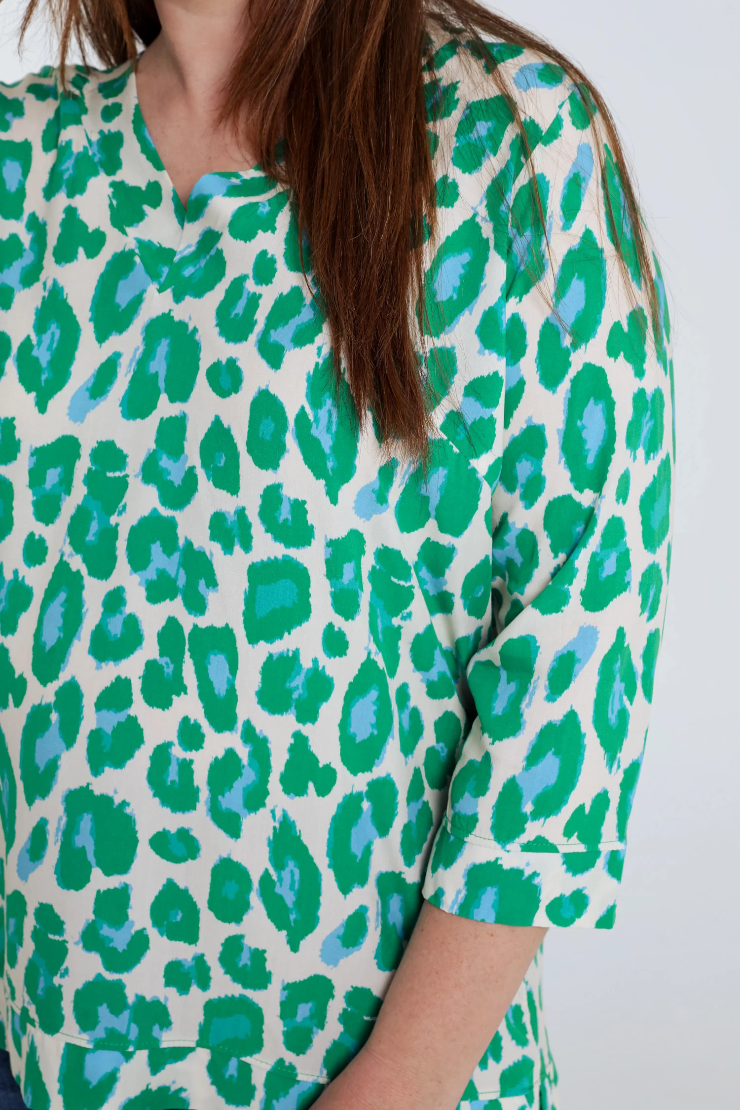 Blouse van viscose met dierenprint - Image 14