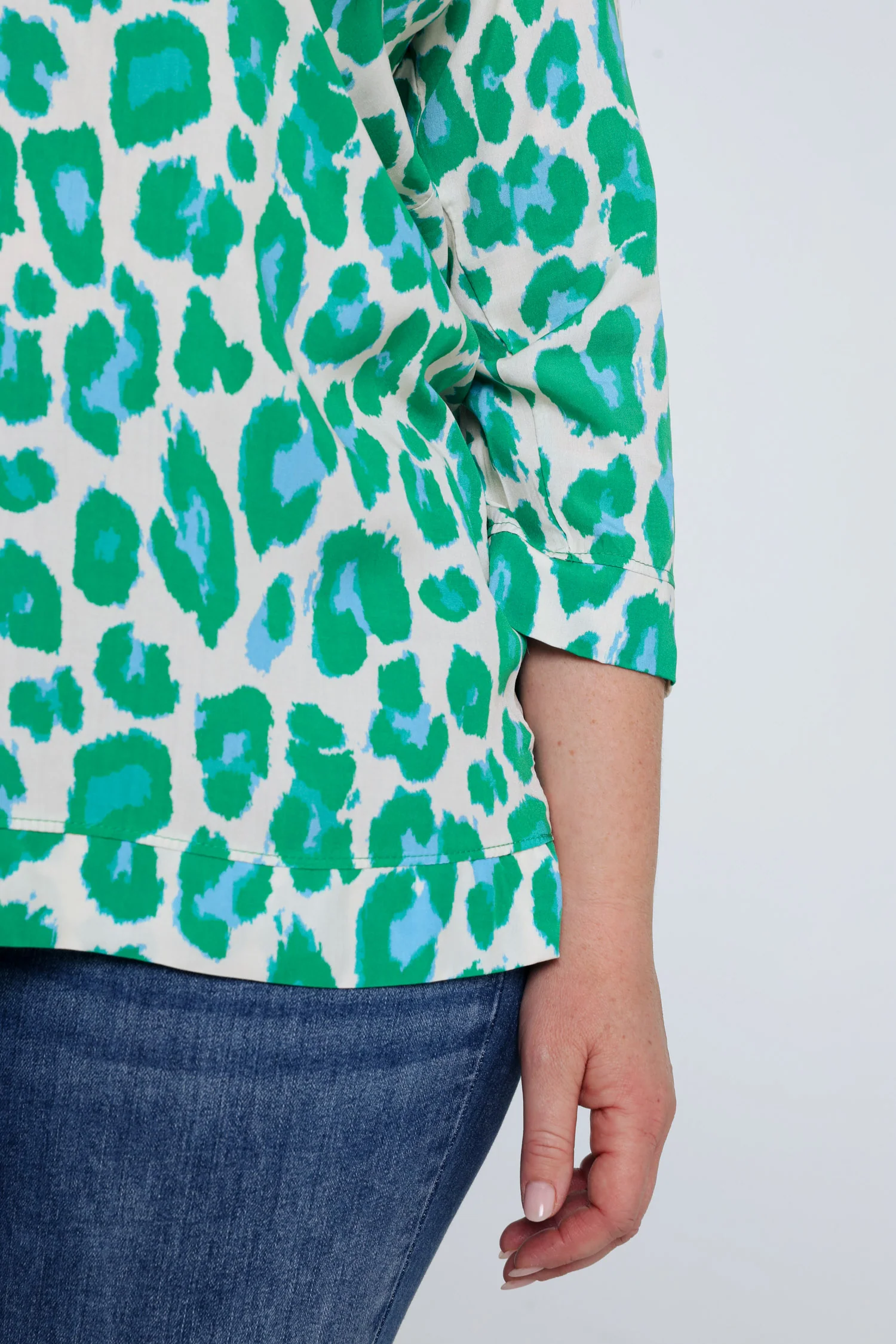 Blouse van viscose met dierenprint - Image 15
