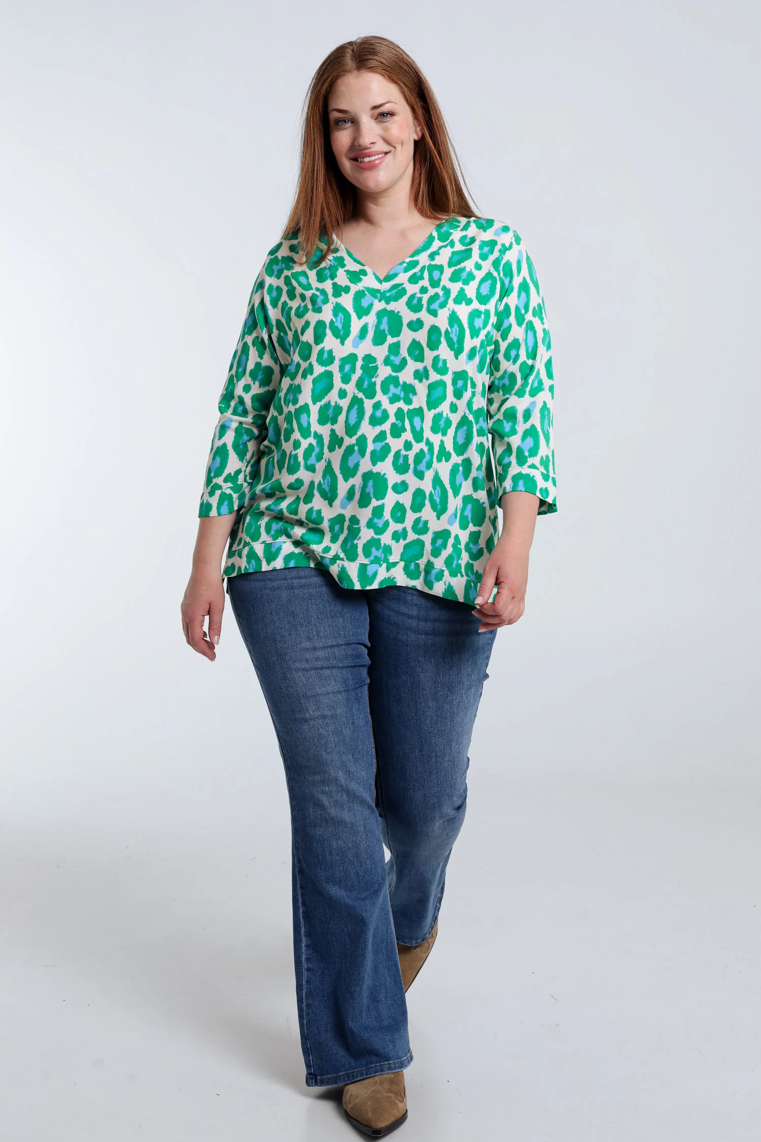 Blouse van viscose met dierenprint - Image 20