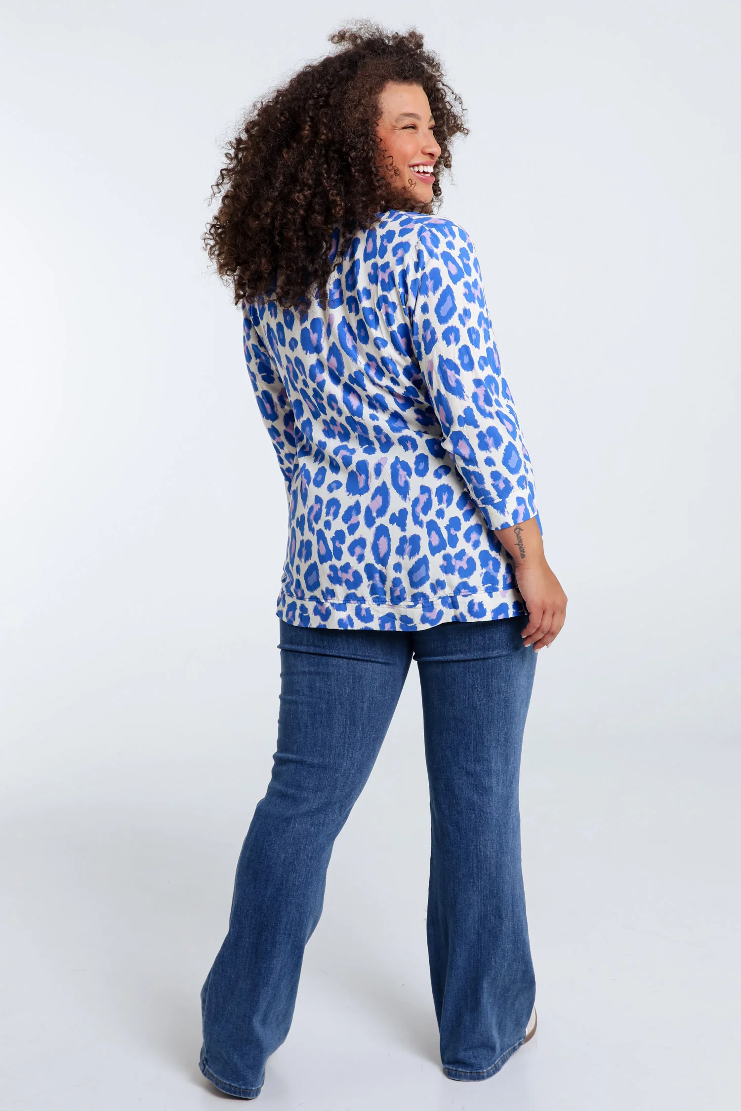 Blouse van viscose met dierenprint - Image 24